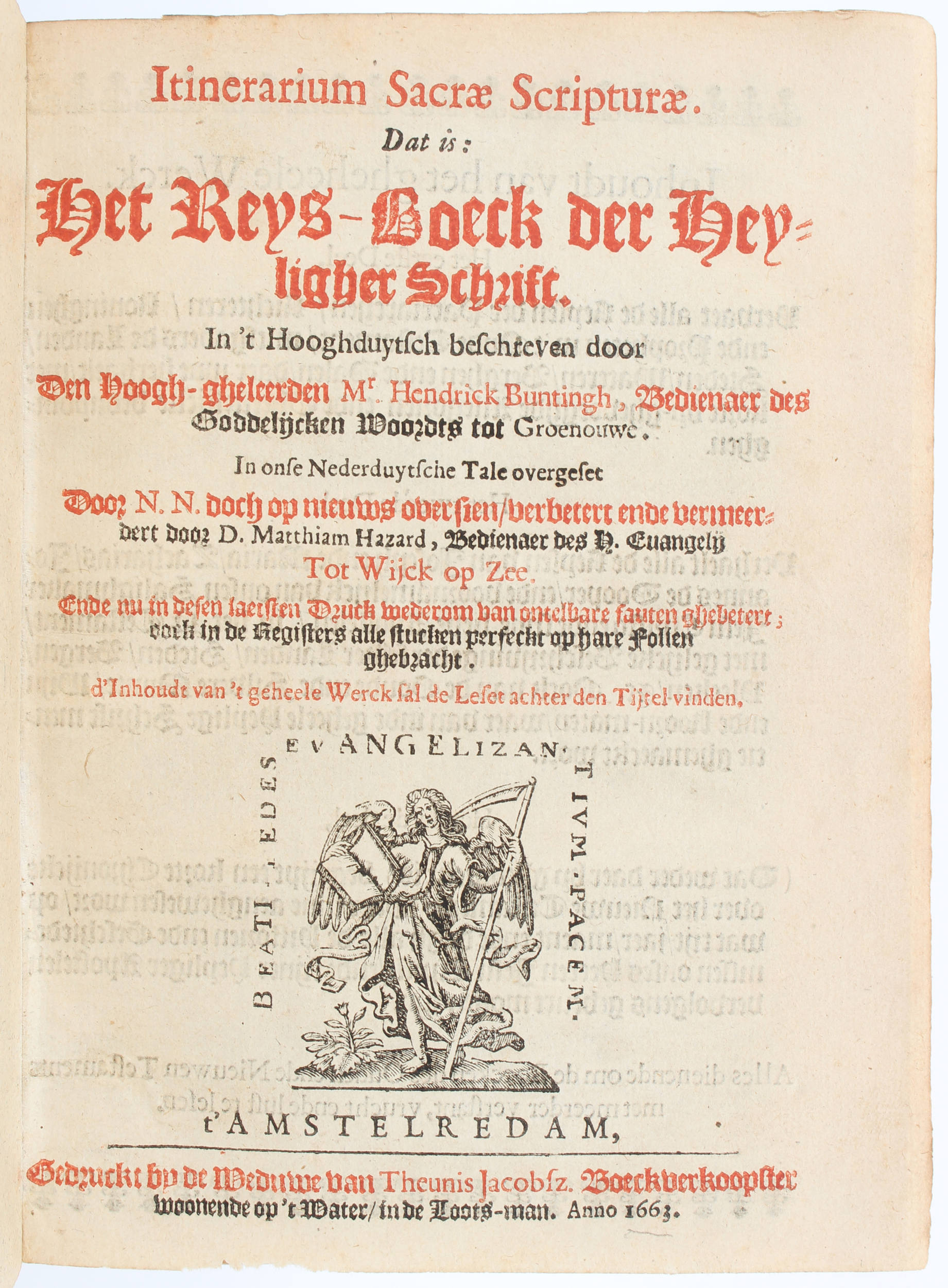 Bünting, Itinerarium ... Het Reys-Boeck