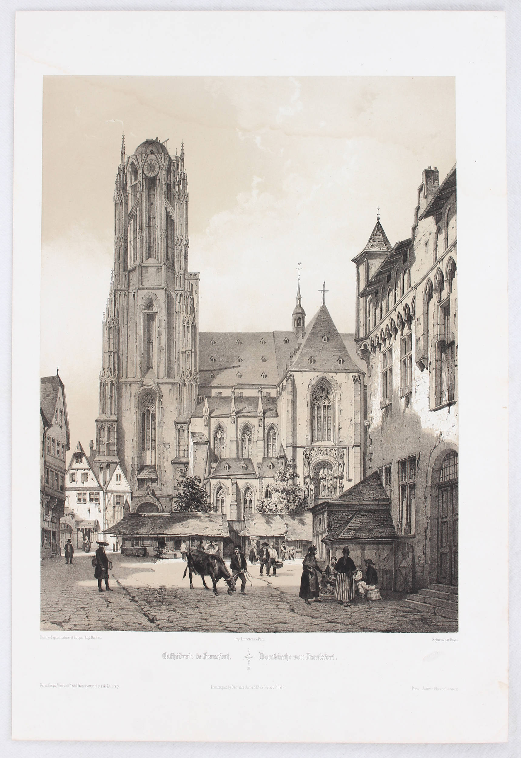 Frankfurt. Römer + Dom. Chapuy. / 5 Bll.