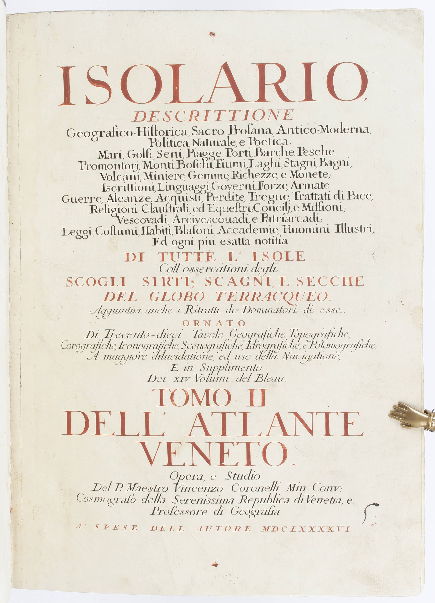 Coronelli, Isolario.