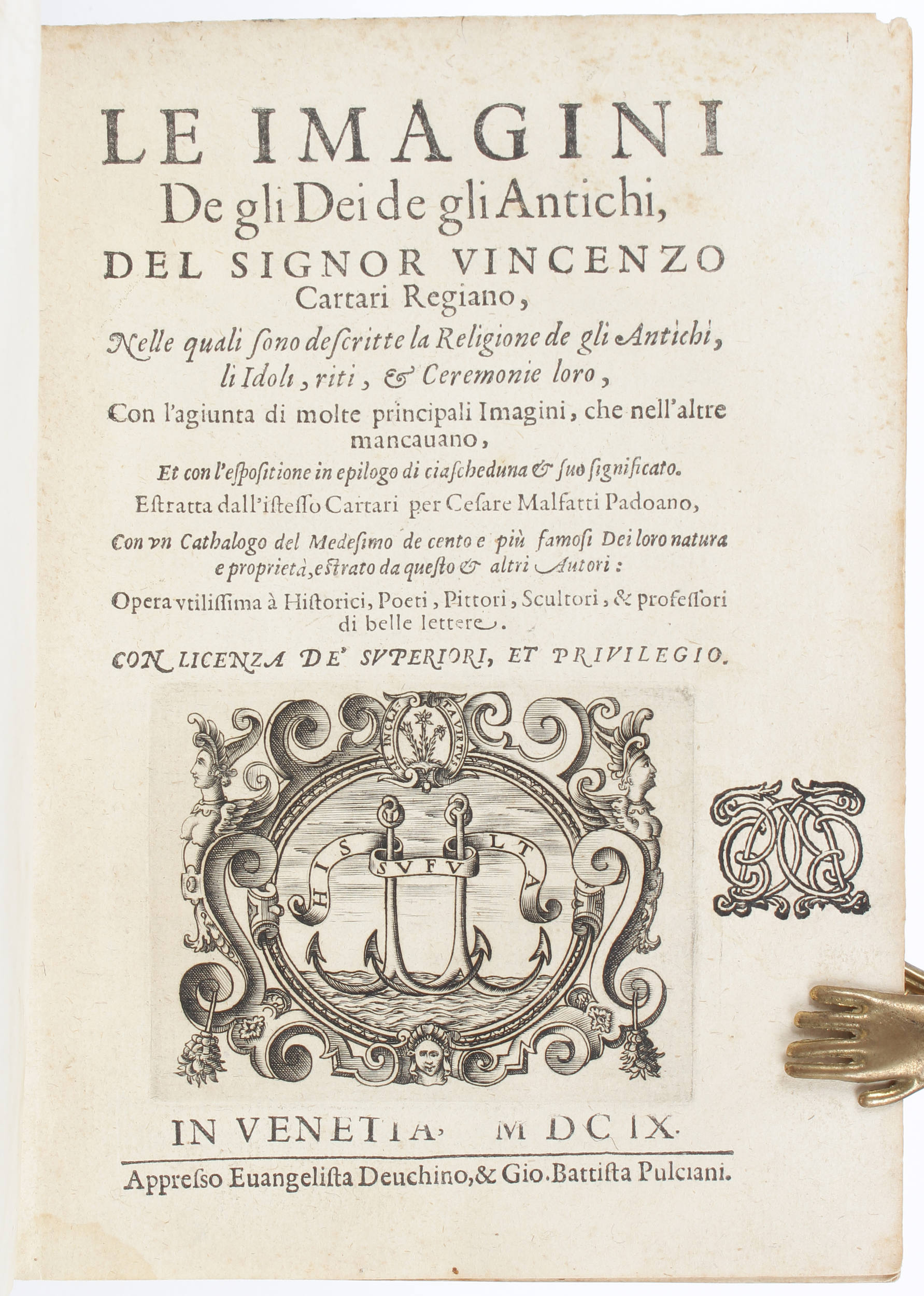 Cartari, Le imagini dei antichi