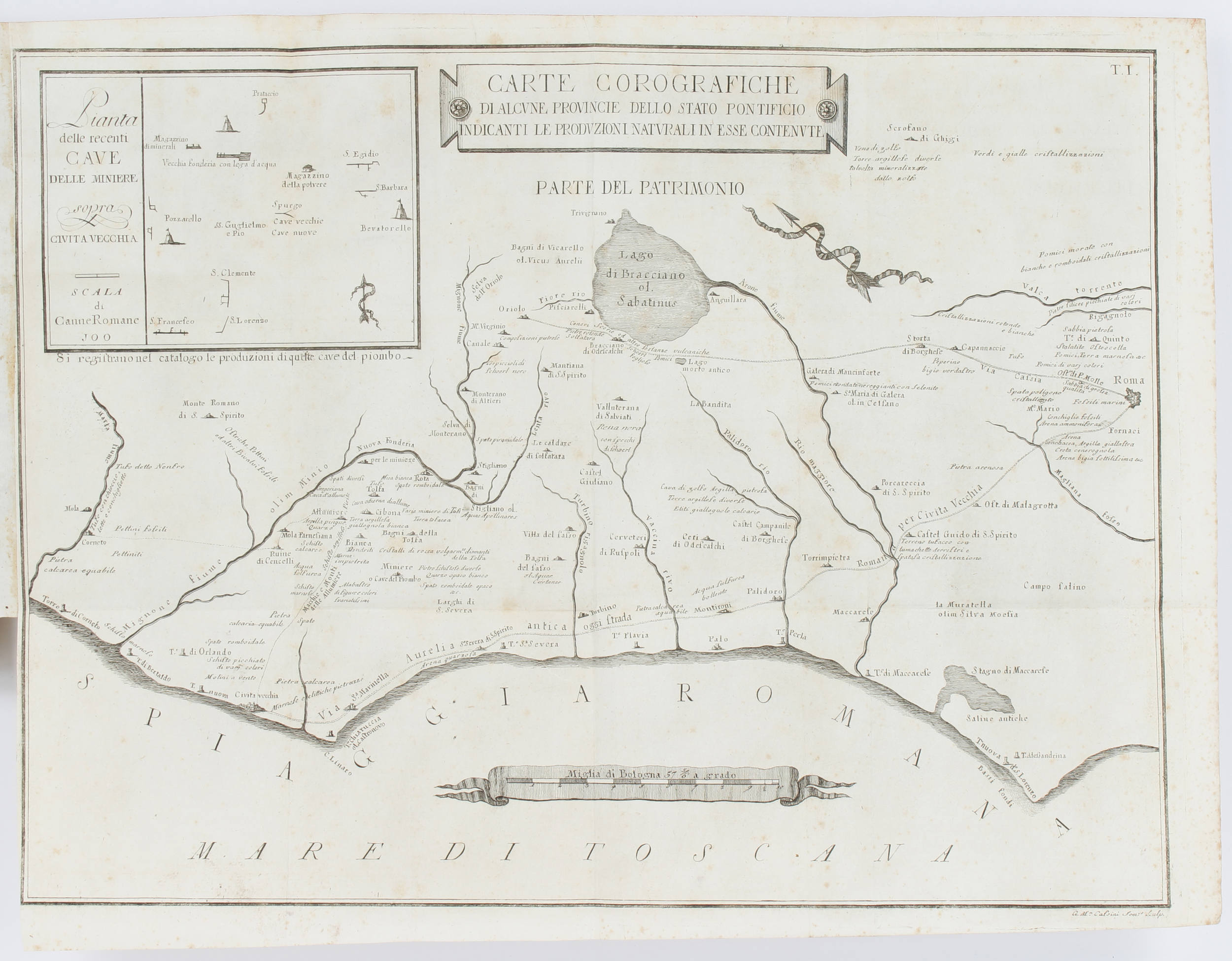 Cermelli, Carte corografiche