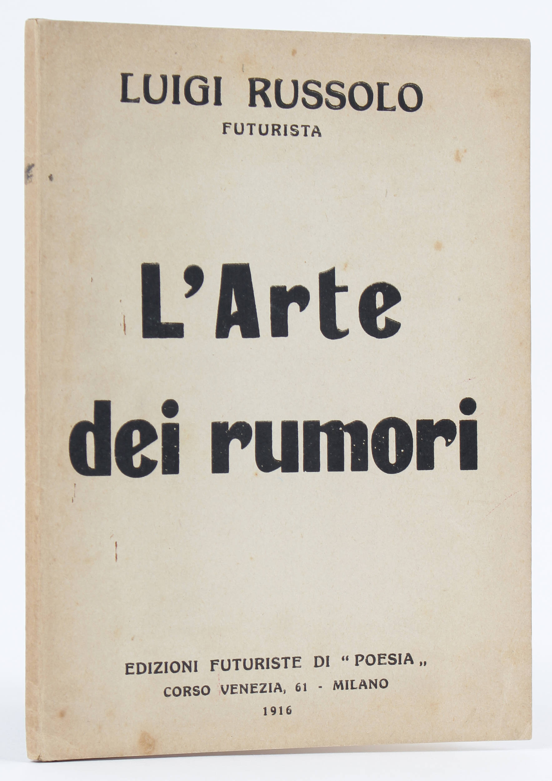 Russolo, L'arte dei rumori