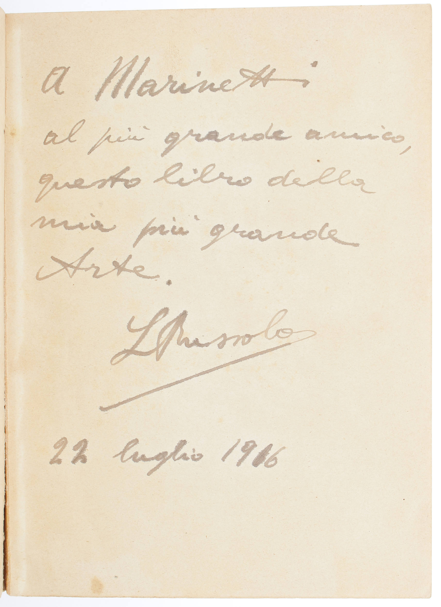 Russolo, L'arte dei rumori