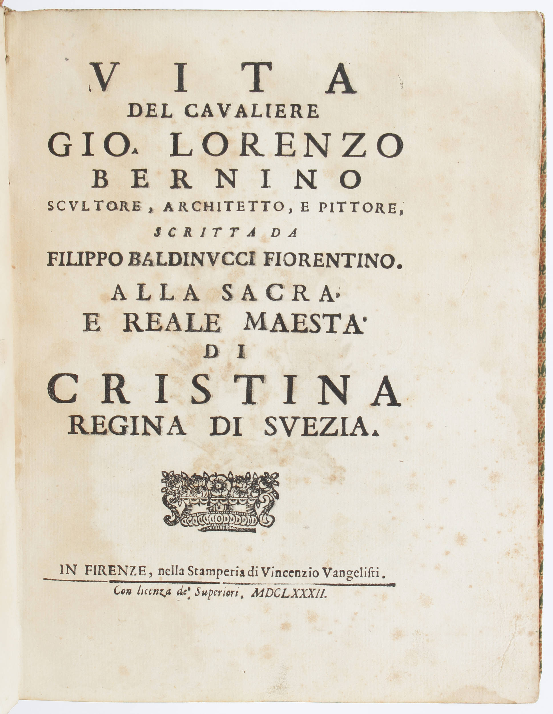 Baldinucci, Vita del G. Lorenzo Bernino