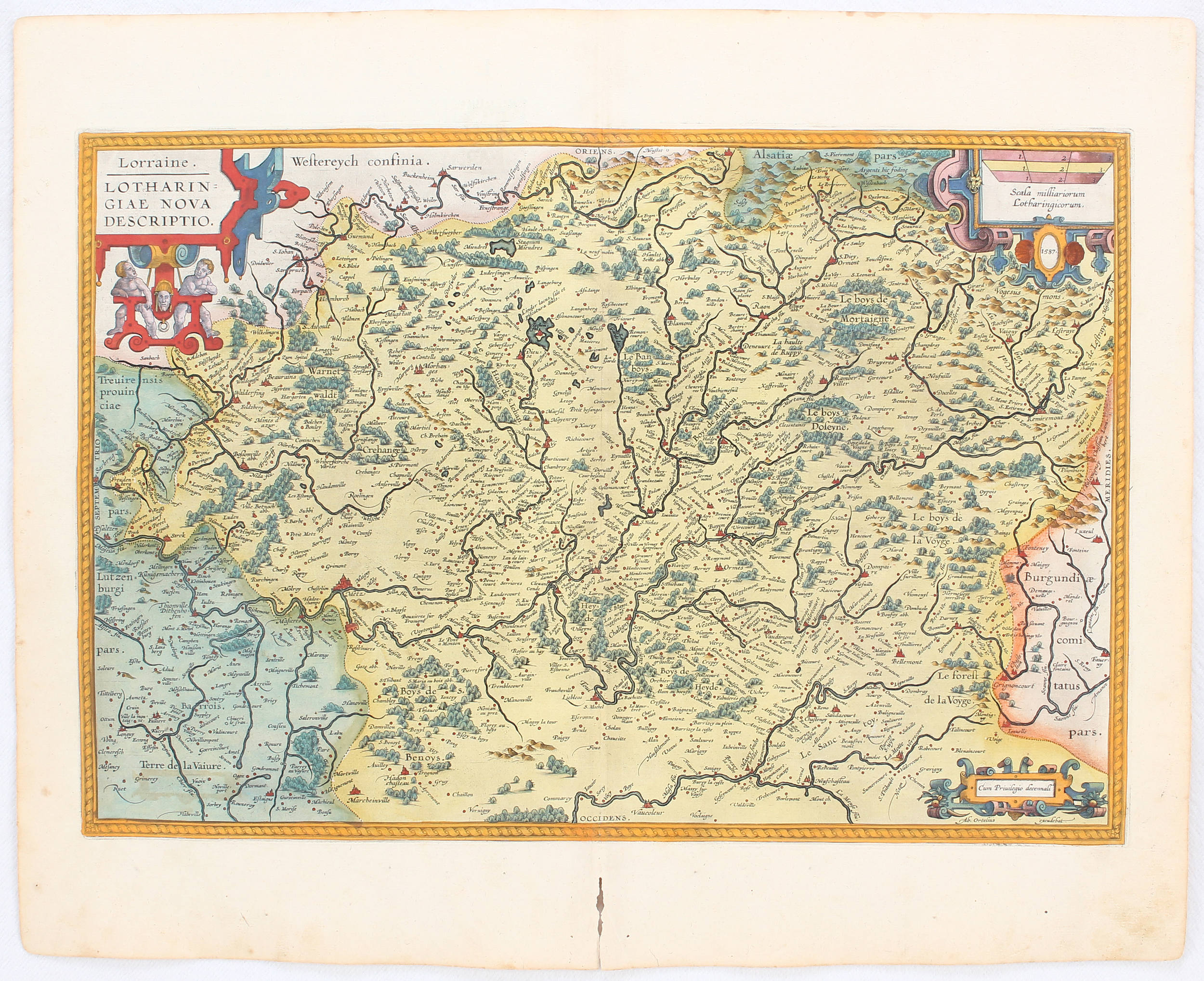 Hennegau. Hogenberg / 2 Bll. (Ortelius)