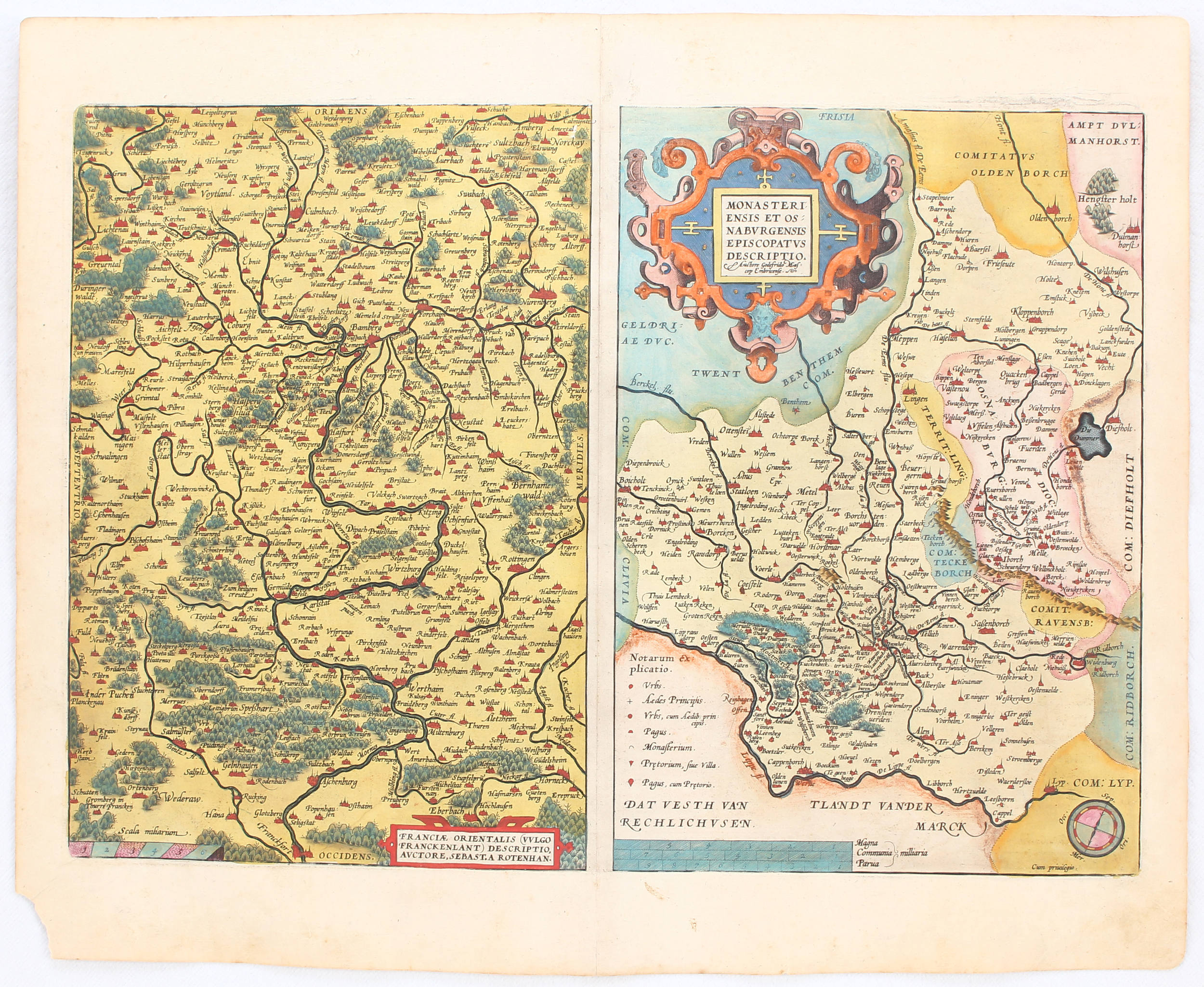 Hessen-Henneberg. / 3 Bll. (Ortelius)