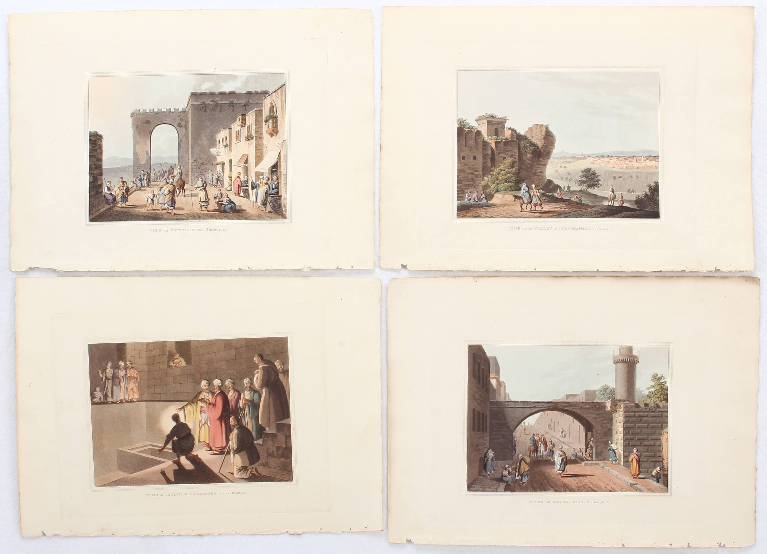Israel. 8 Bll. anonyme Teilansichten
