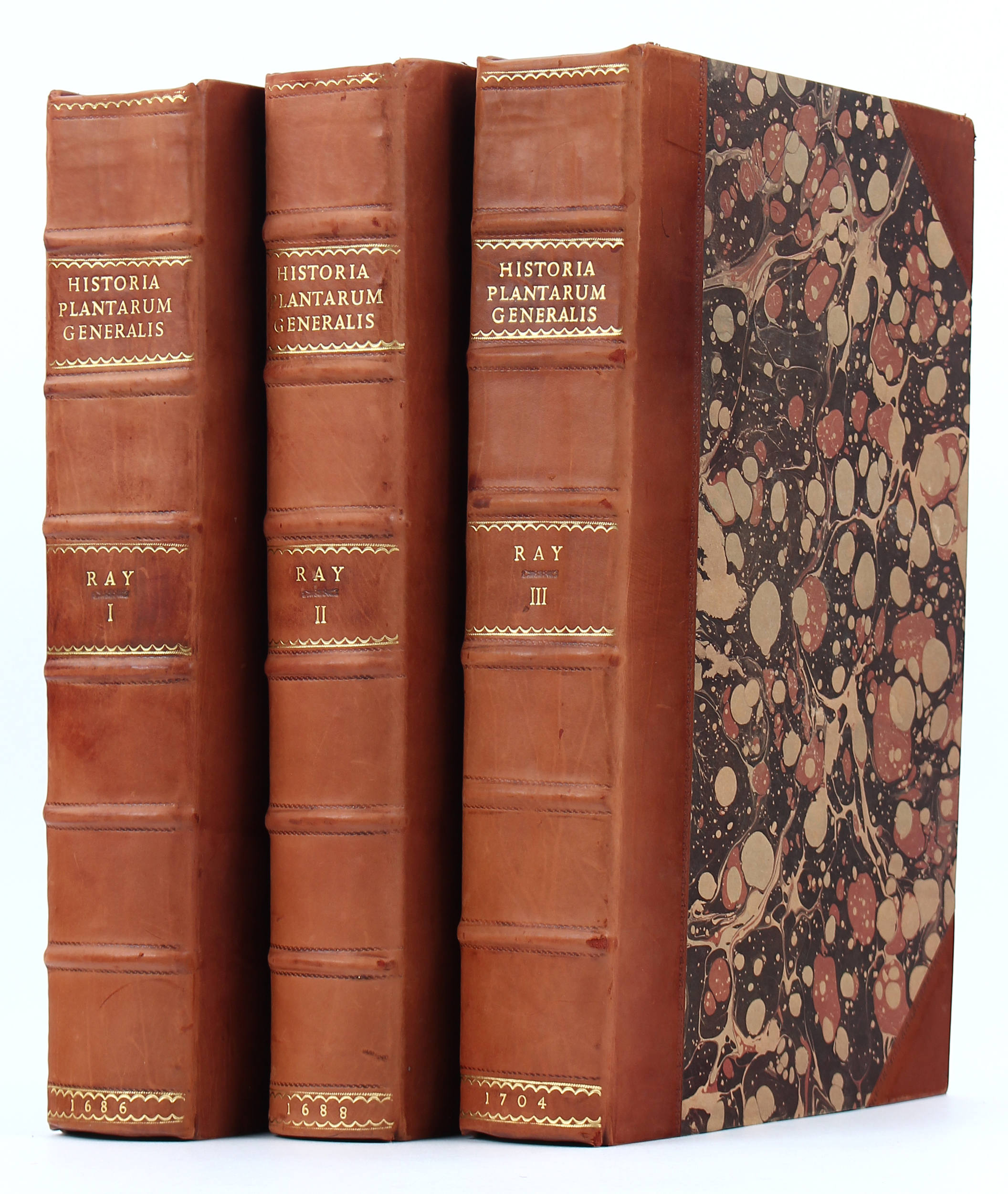 Ray, Historia plantarum. 3 Bde.