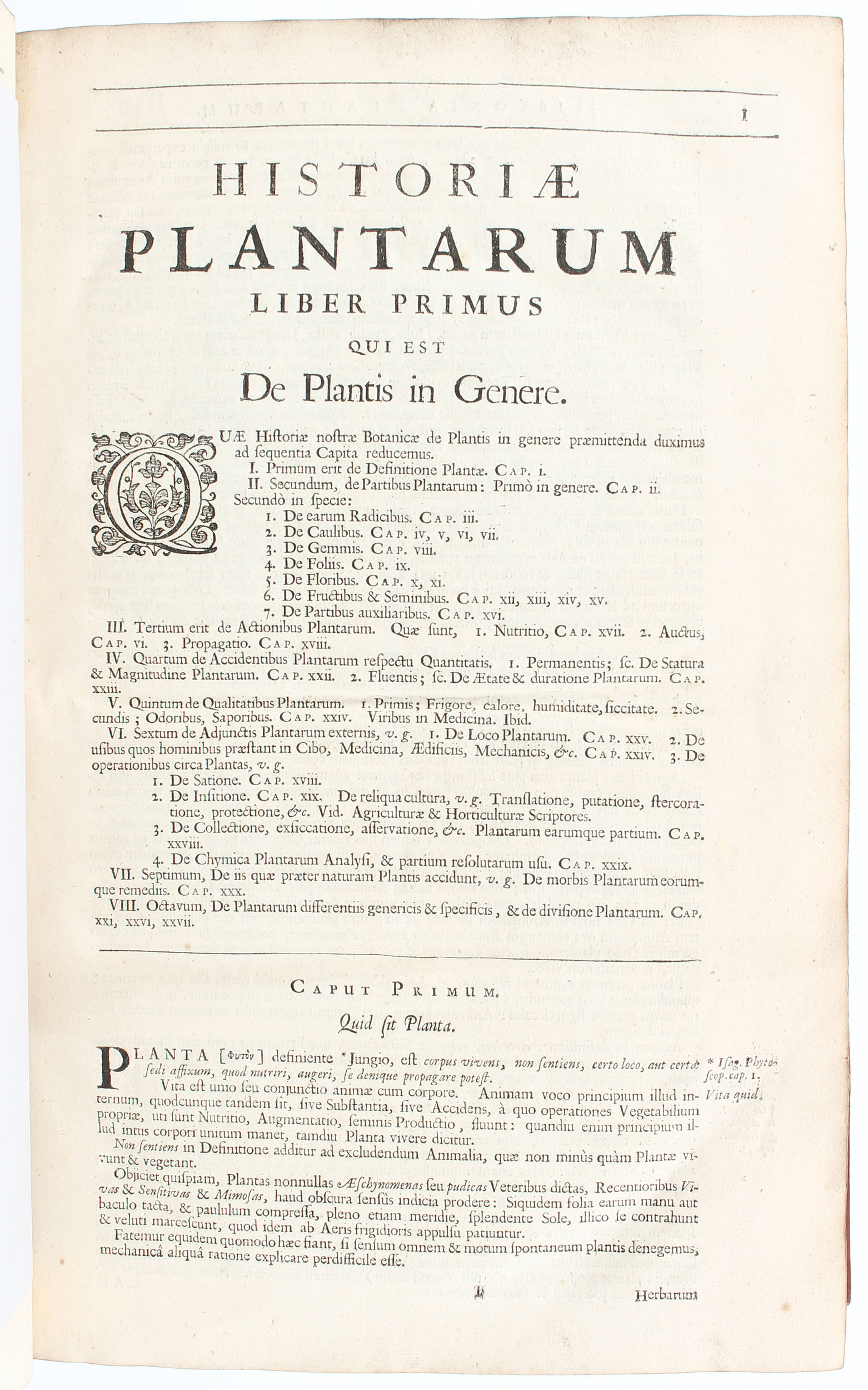 Ray, Historia plantarum. 3 Bde.
