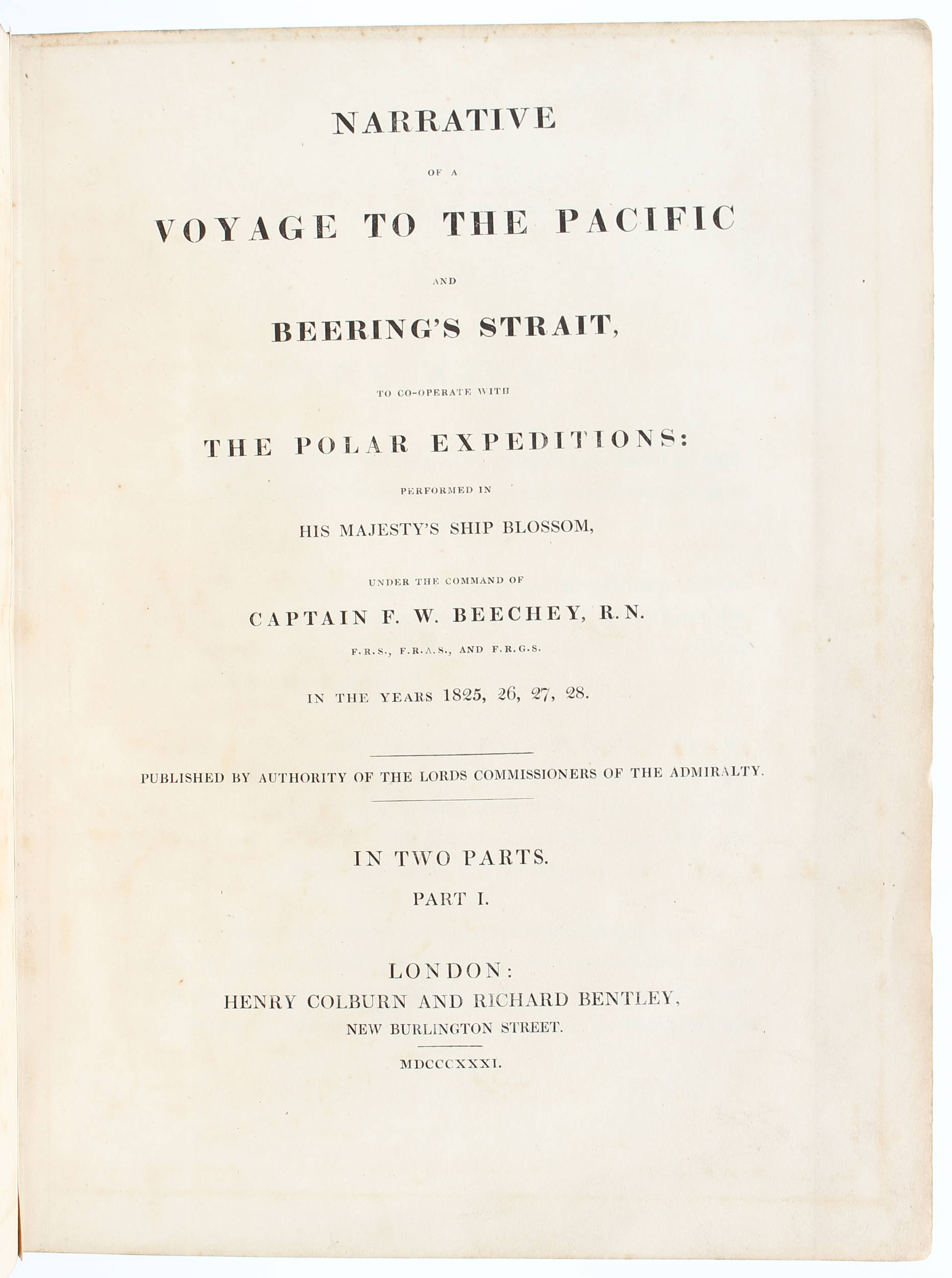 Beechey, Narrative of a voyage.