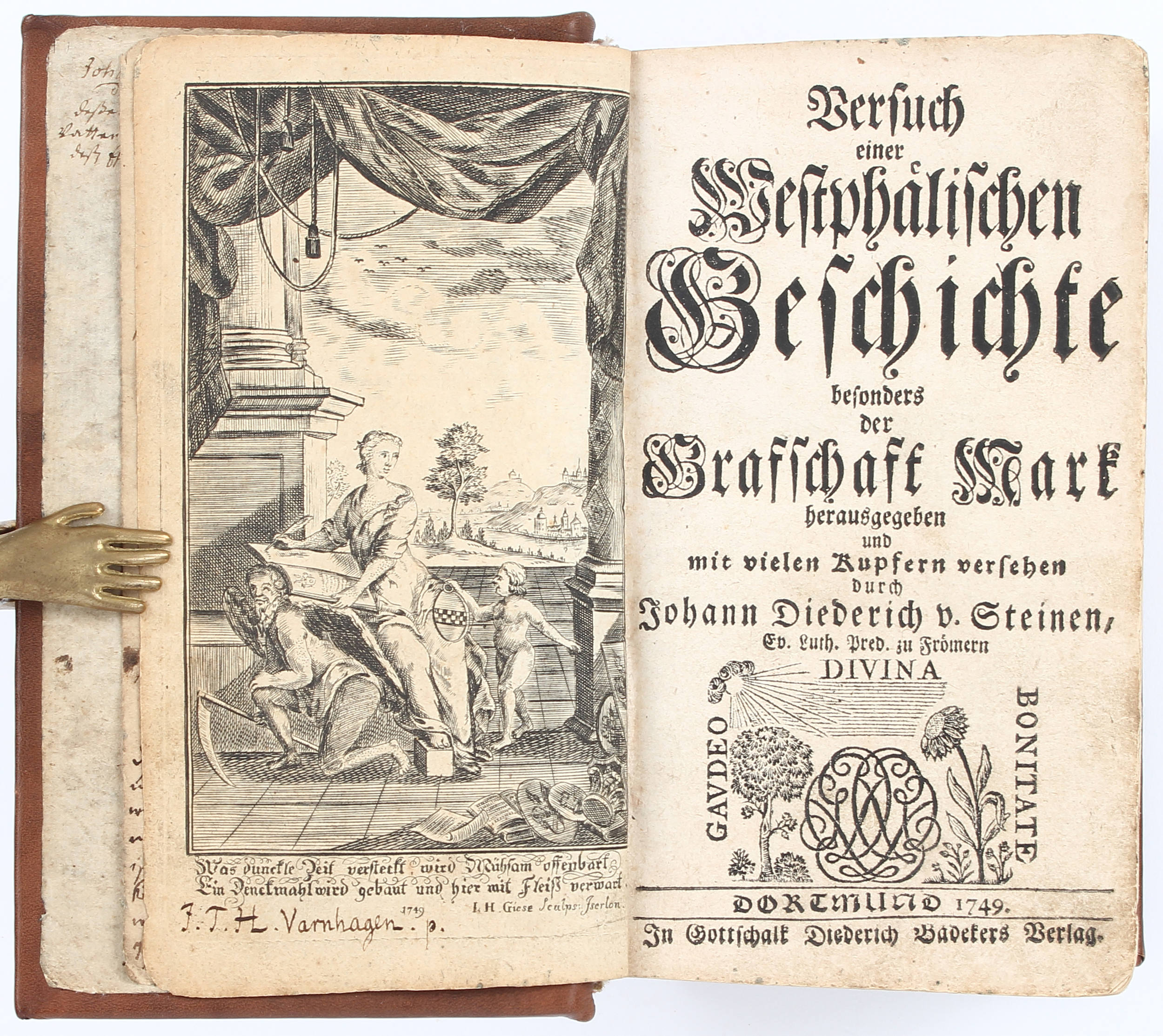 Steinen, Versuch einer westphälischen Gesch./ 4 Bde