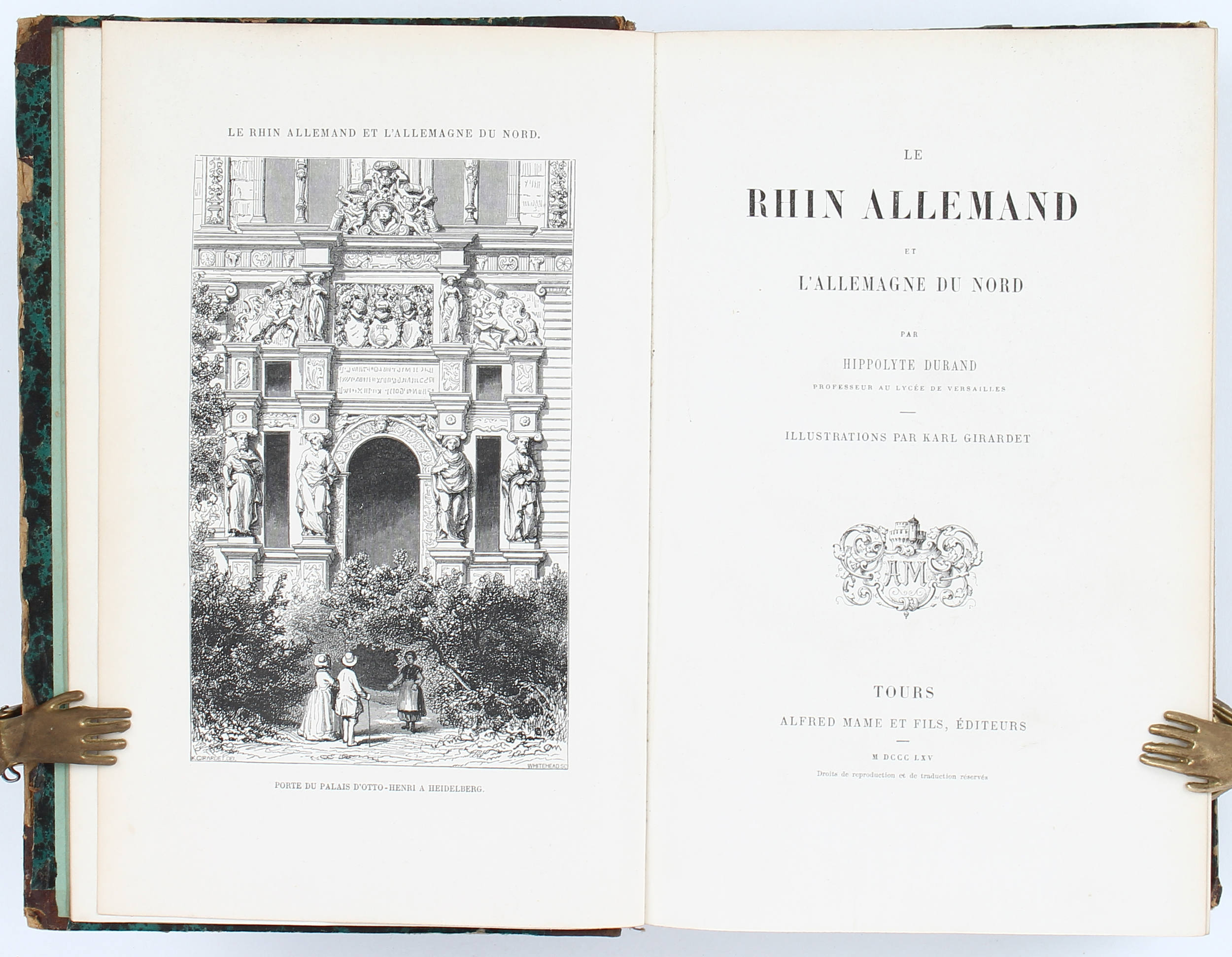 Durand, Le Rhin allemand / 4 Bde.