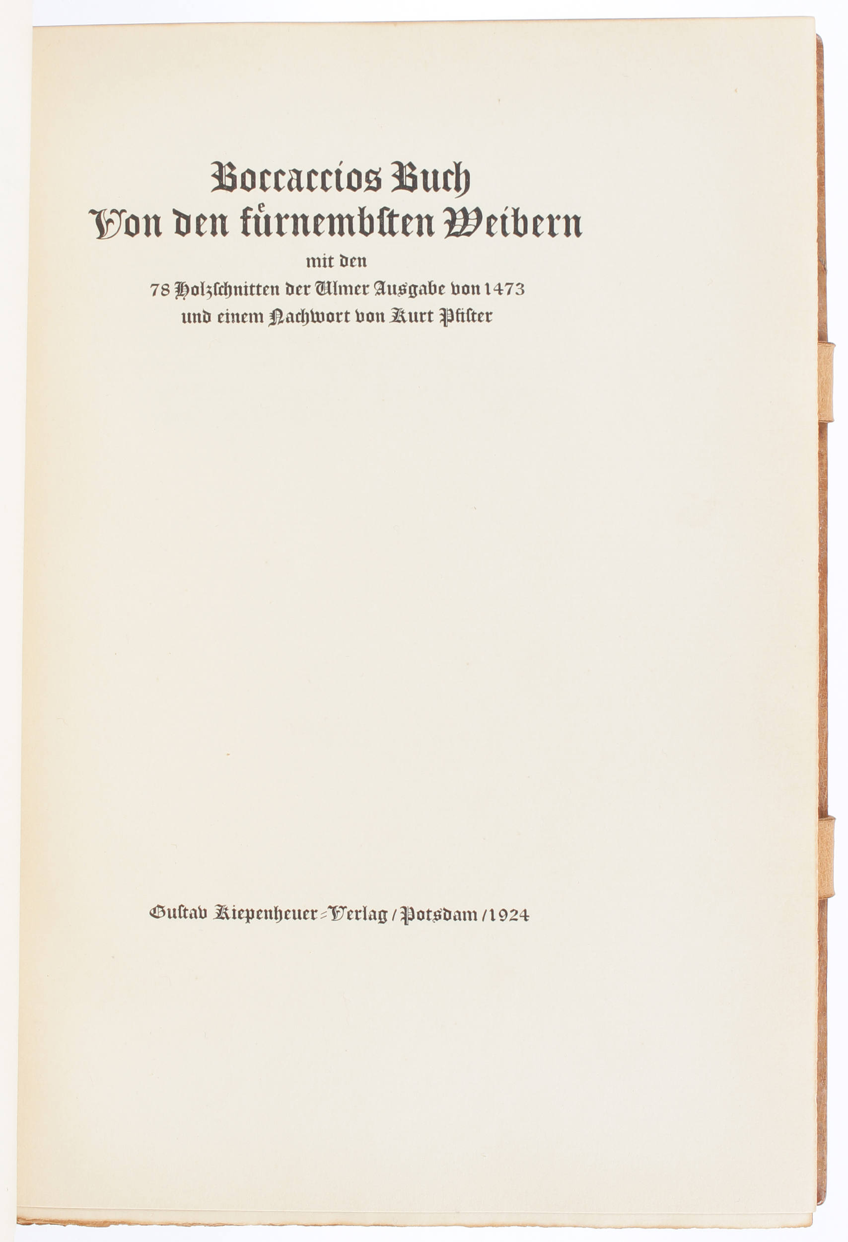 Boccaccio, Von den Weibern