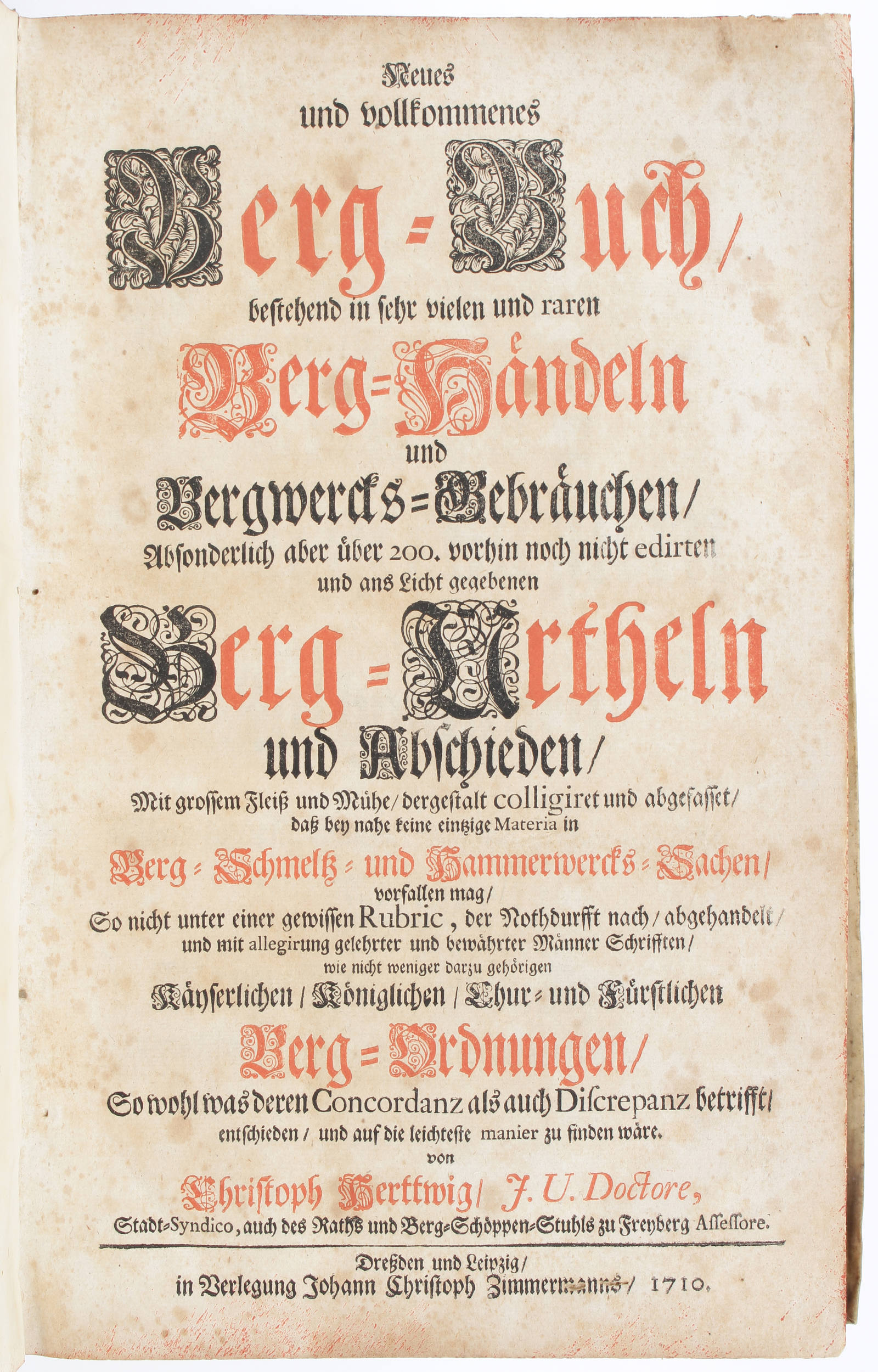 Herttwig, Neues Berg-Buch
