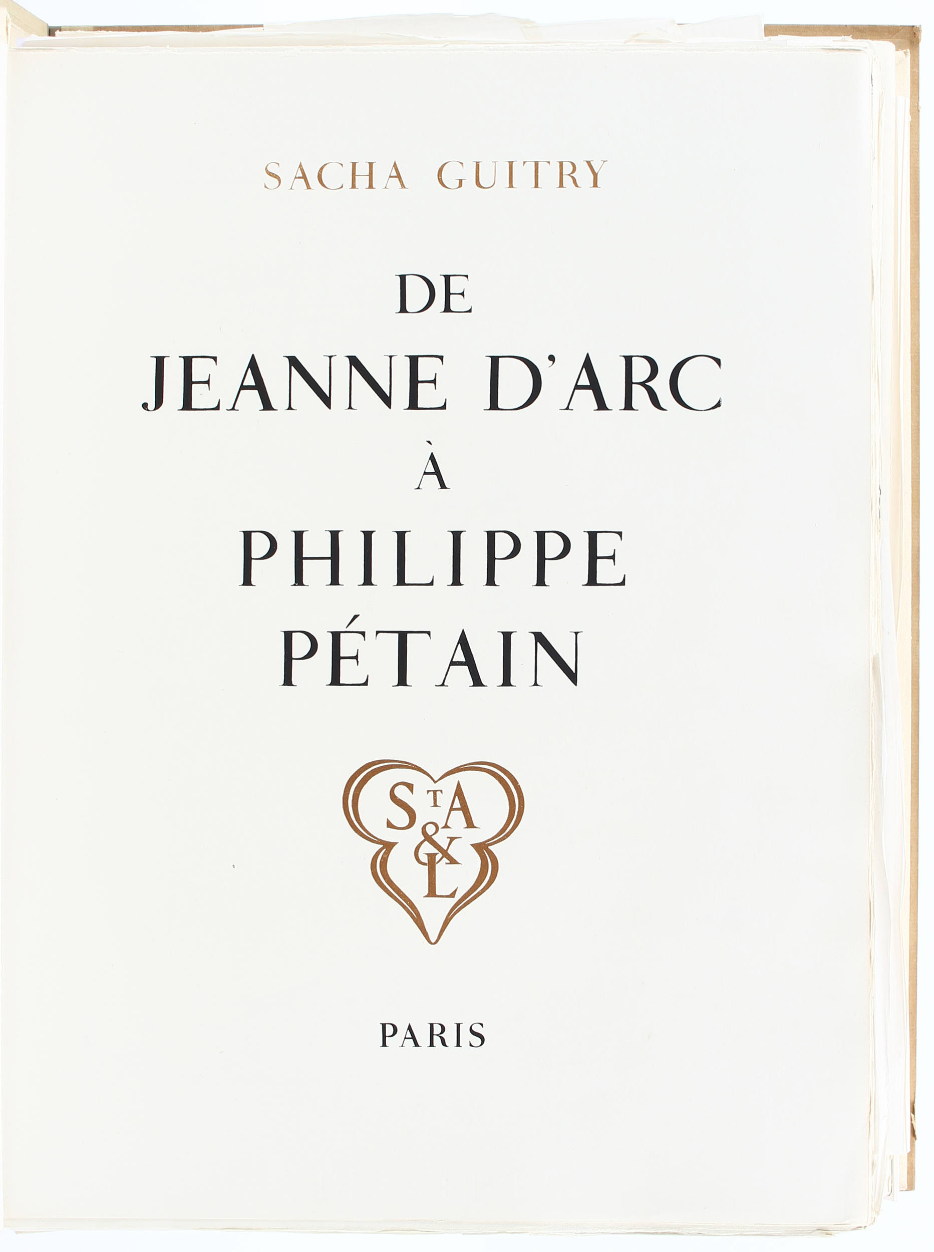 Guitry, Jeanne d'Arc à Pétain