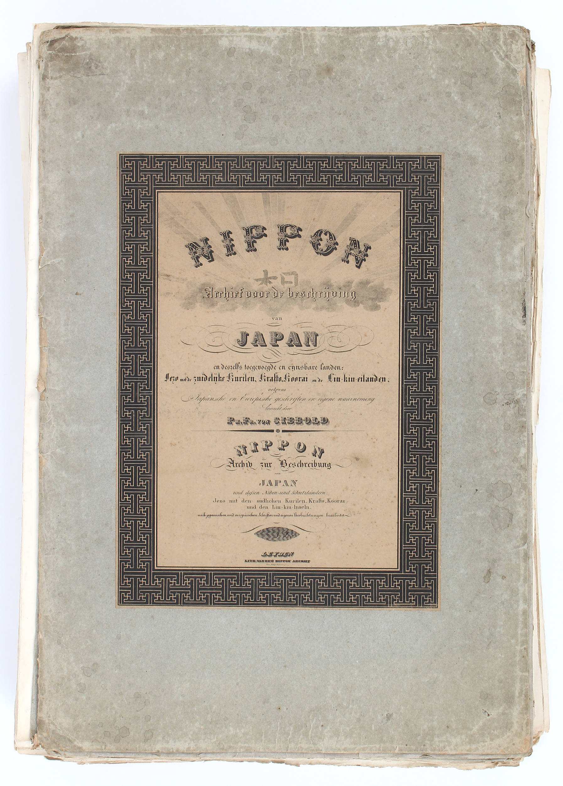 Siebold, Nippon. 155 Tafeln / 158 Bll.