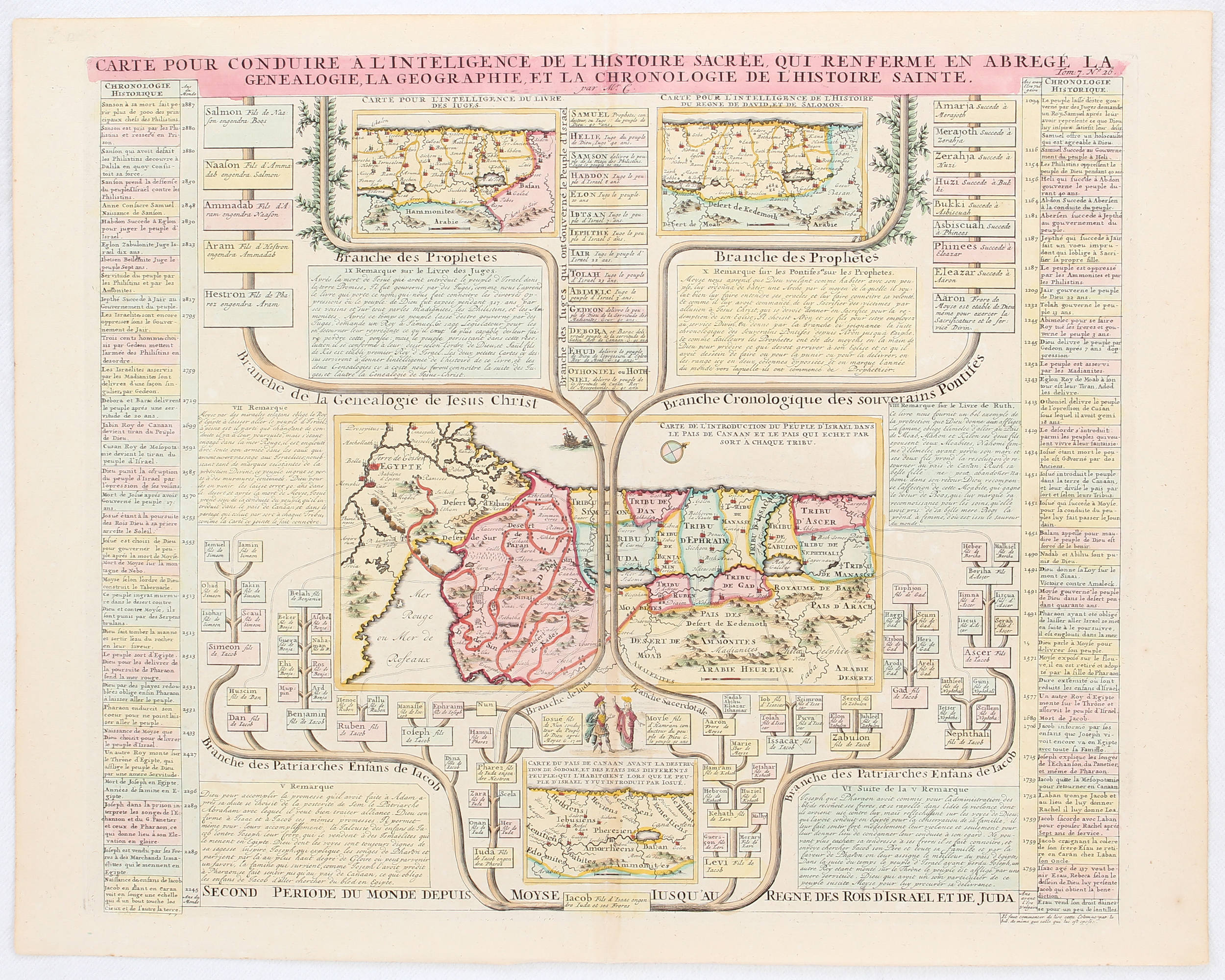 Israel. 3 Bll. (Chatelain)