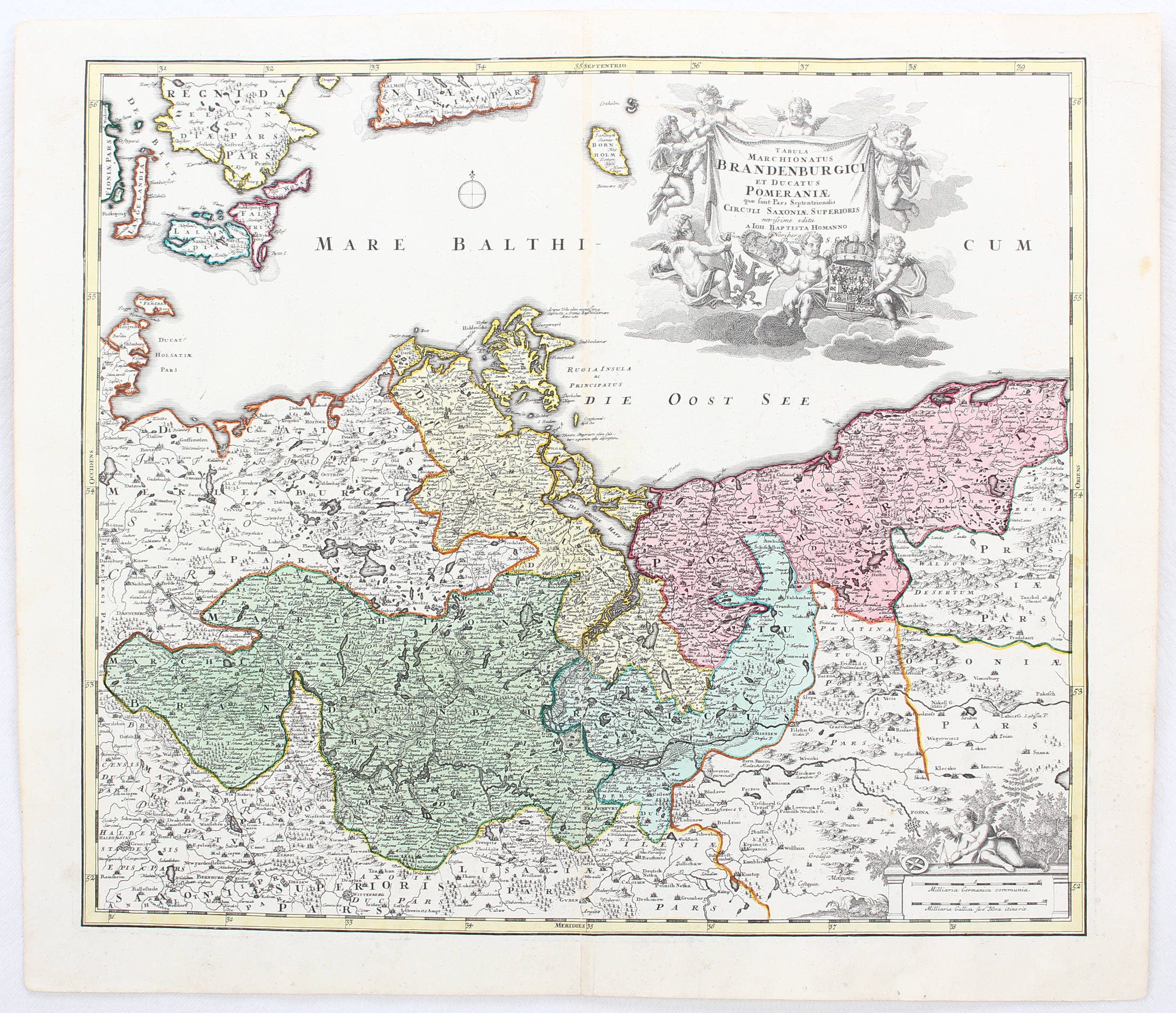 Mecklenburg. J. Janssonius / 3 Bll.