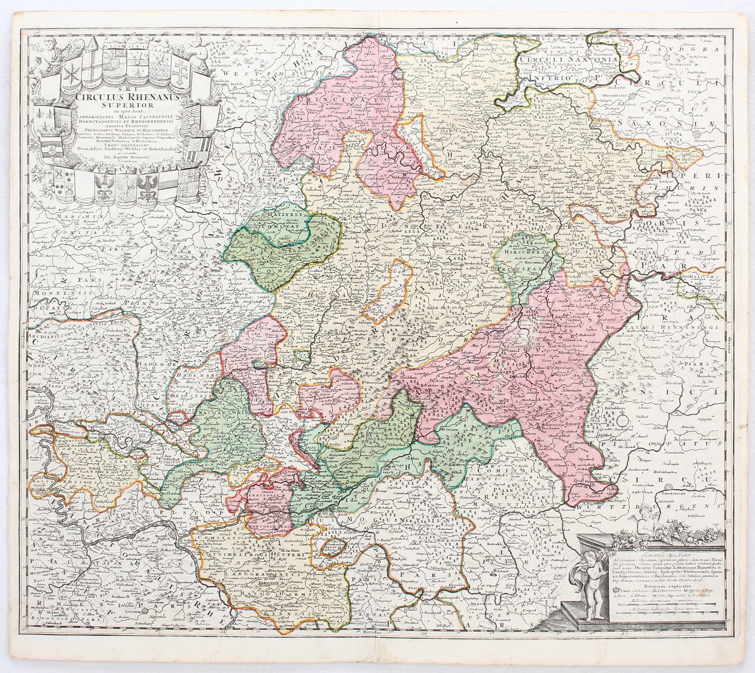 Hessen, Landgrafschaft. Homann / 4 Bll.