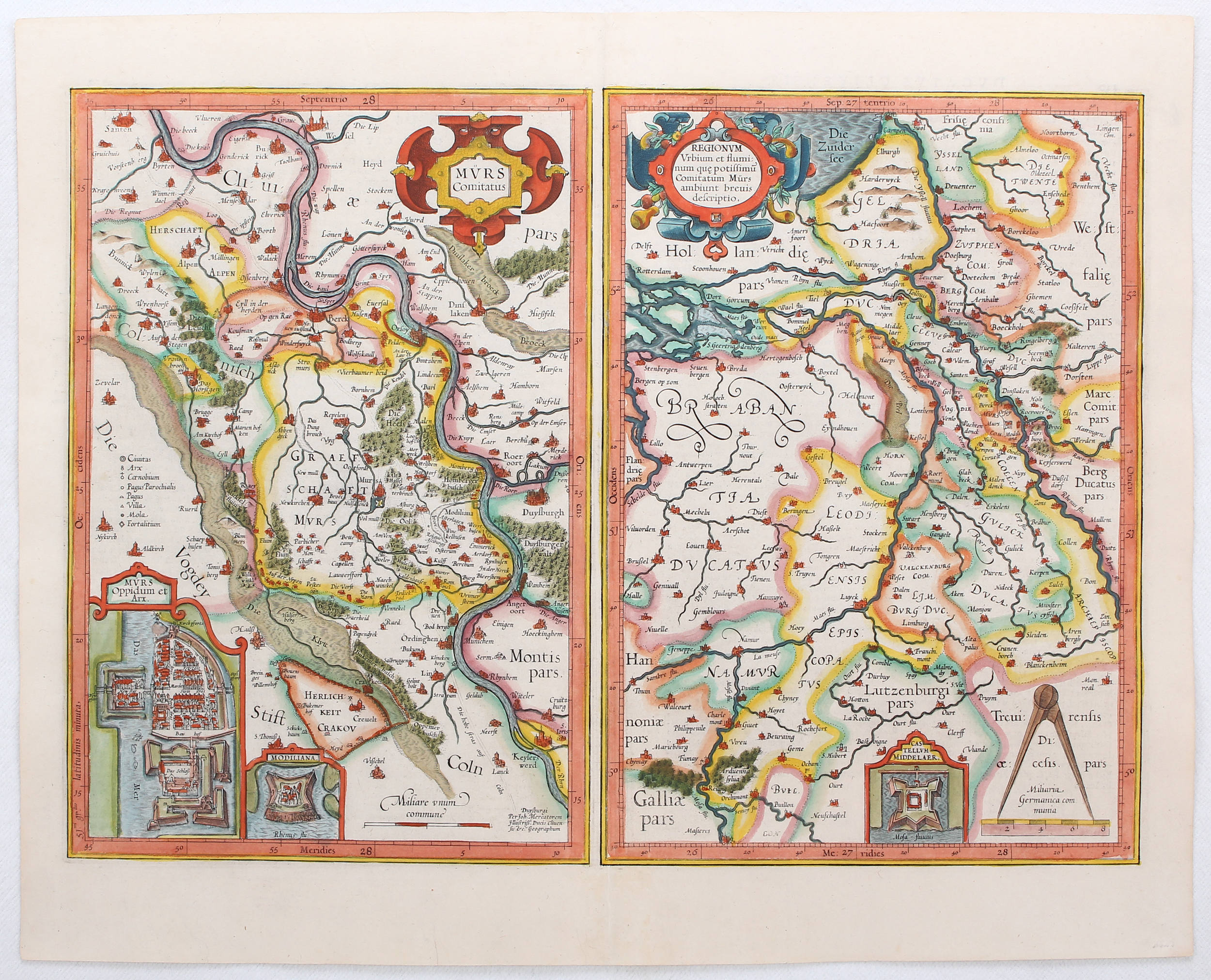 Westfalen. G. Mercator / 4 Bll.