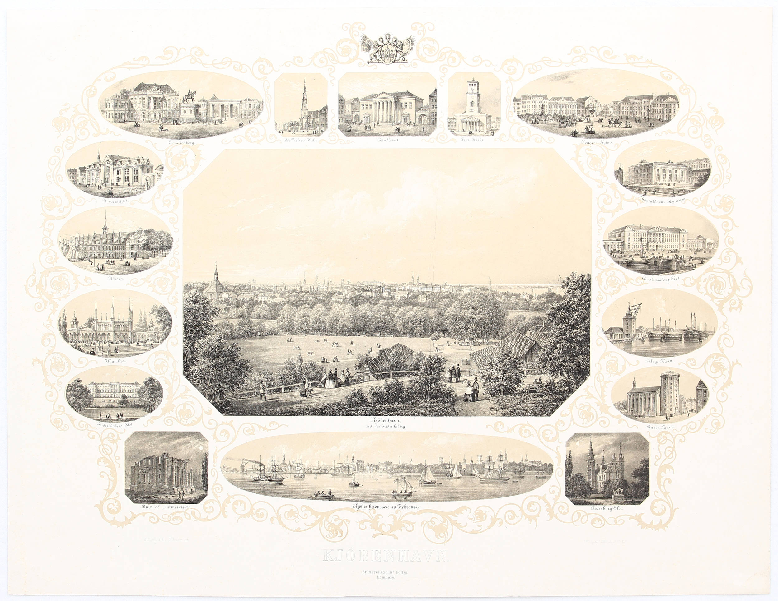 Kopenhagen. Sammelbild. Gottheil-Jessen