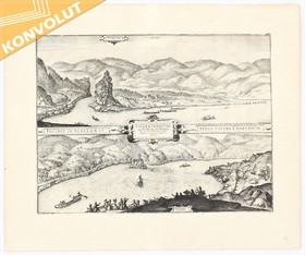 Donaustrudel u. -wirbel. (Janssonius) / 5 Bll.