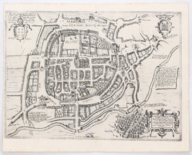 Braga. (Braun-Hogenberg)