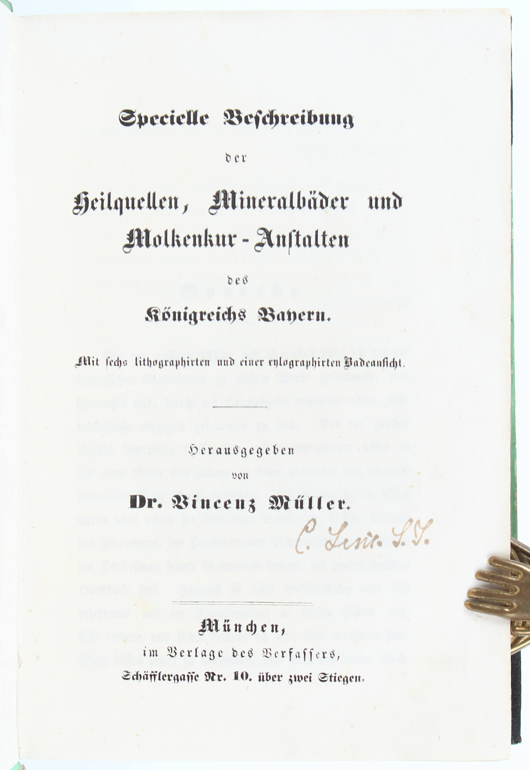 Müller, Beschreibung der Heilquellen / 2 Bde.