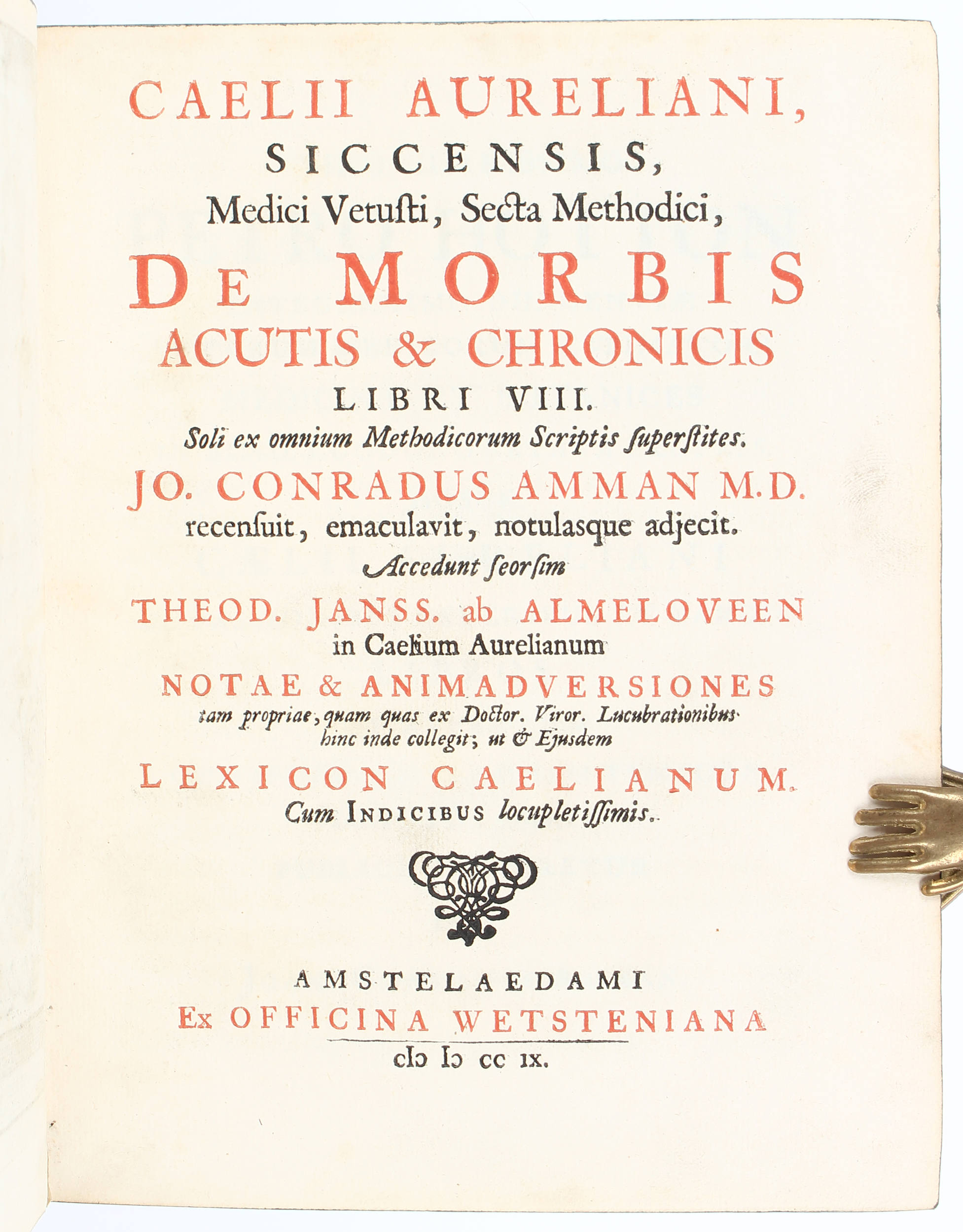 Aurelianus, De morbis