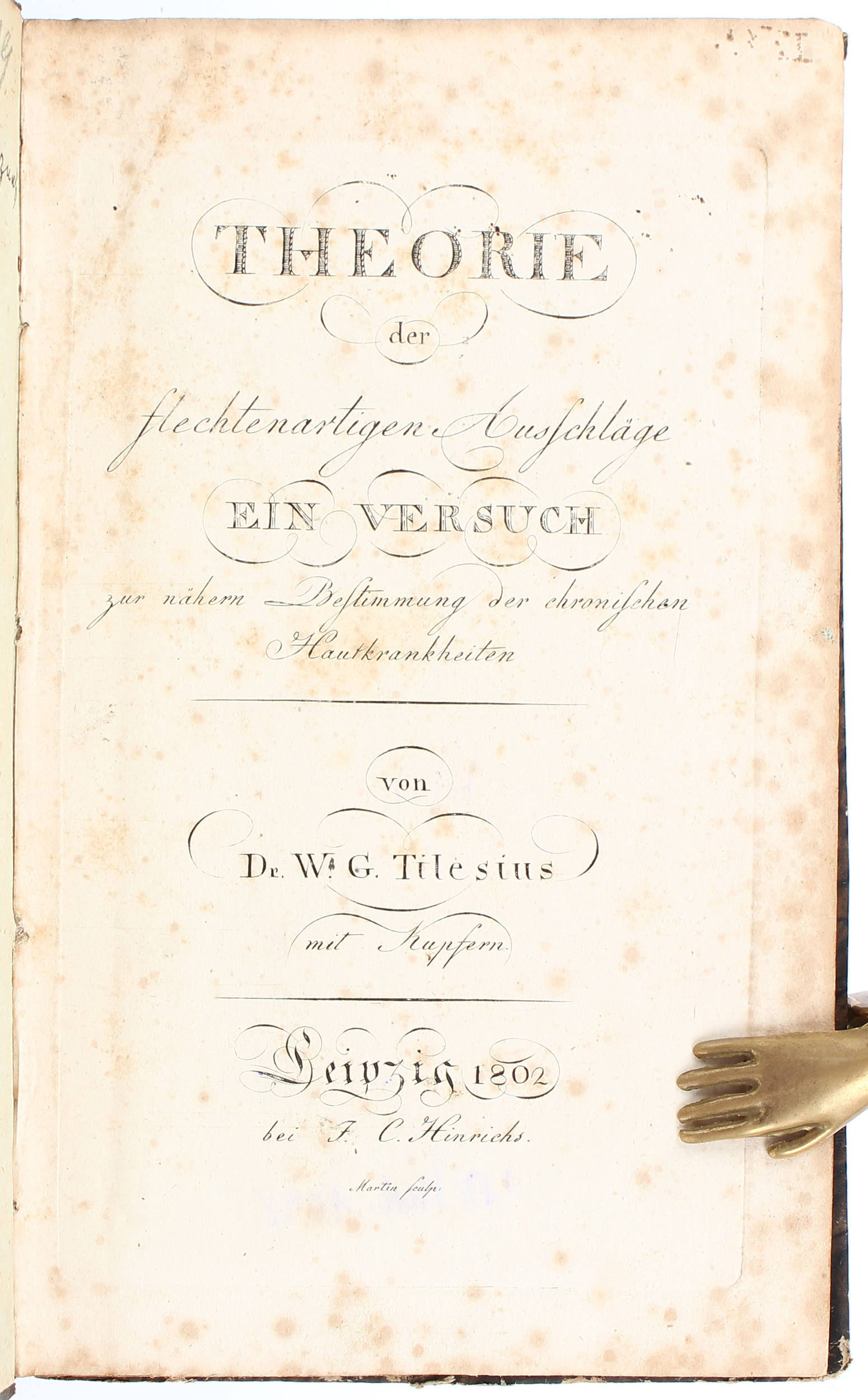 Tilesius, Theorie der flechtenartigen Ausschläge