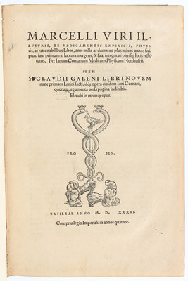 Marcellus, De medicamentis