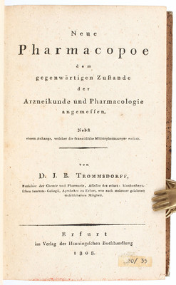 Trommsdorff, Neue Pharmacopoe