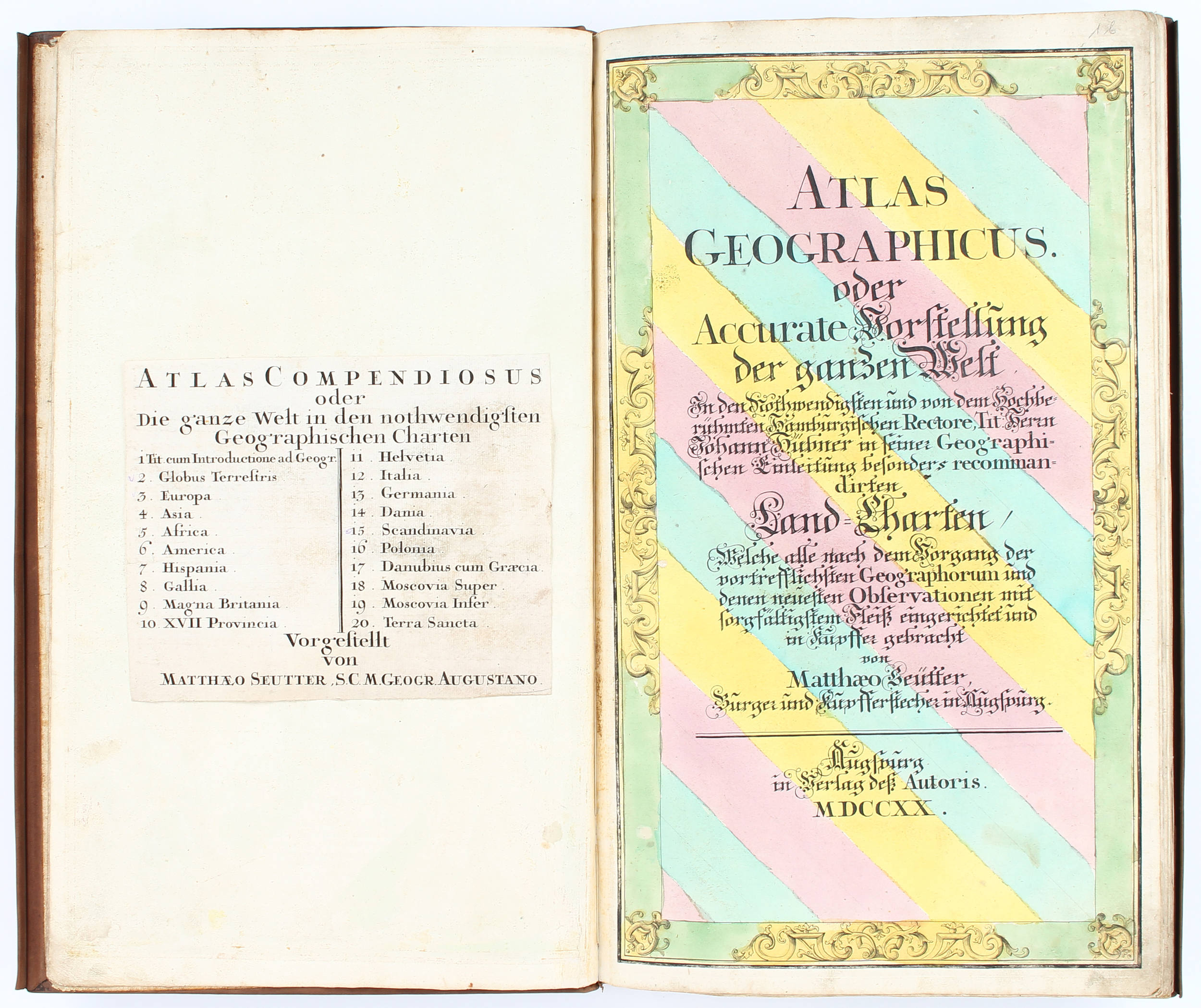 Seutter, Atlas geographicus