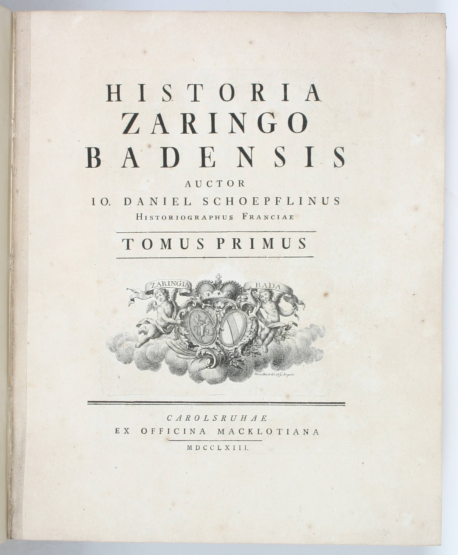 Schoepflin, Zaringo Badensis. / 10 Bde.