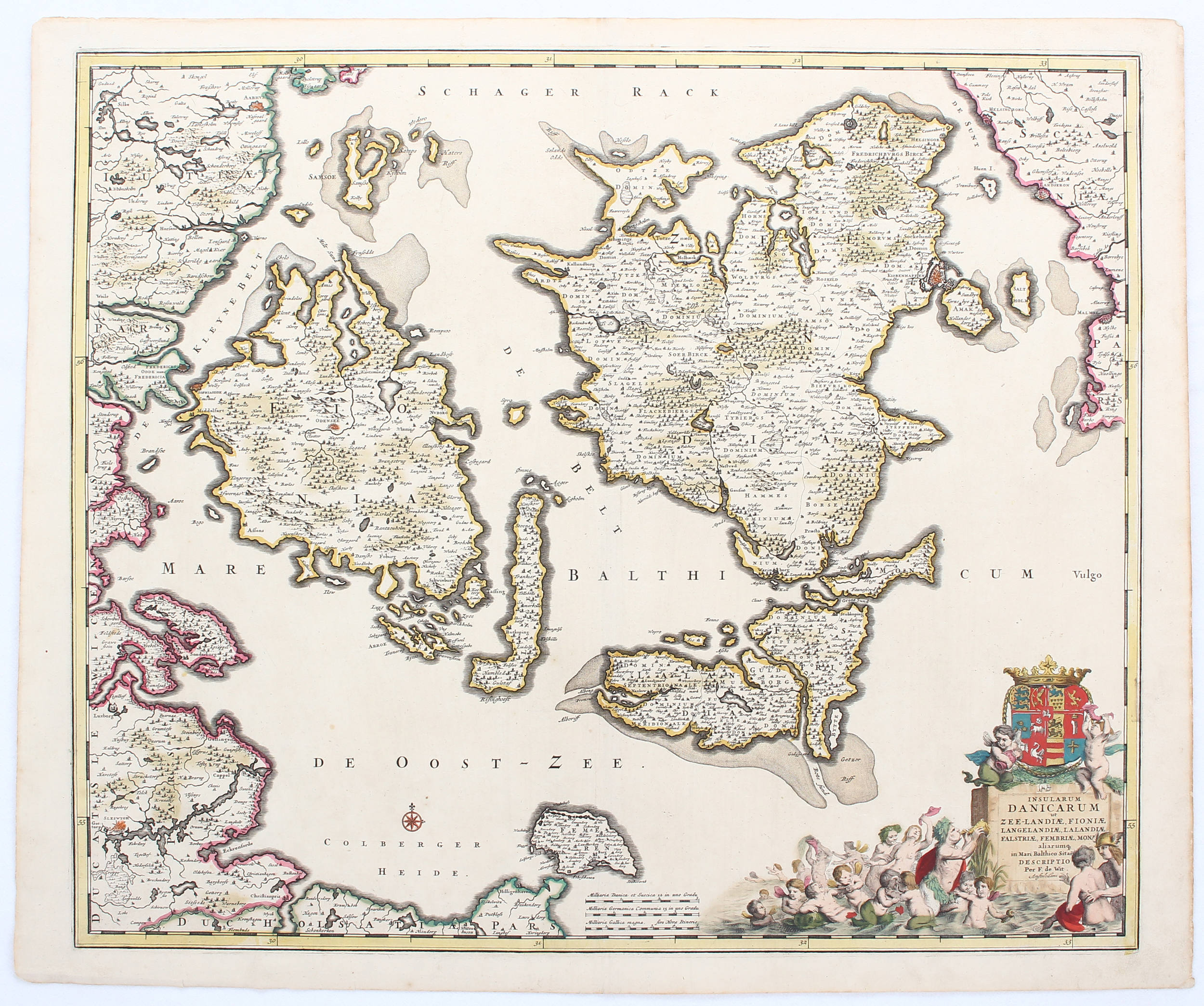 Dänische Inseln. Wit / 2 Bll.