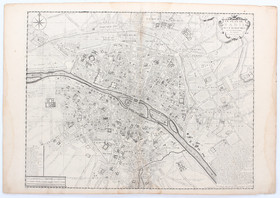 Paris. Stadtplan. De Fer