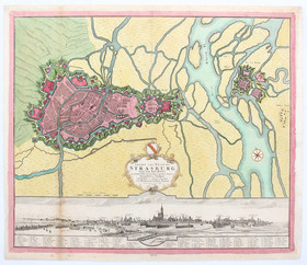 Straßburg. 2 Bll. Homann Erben