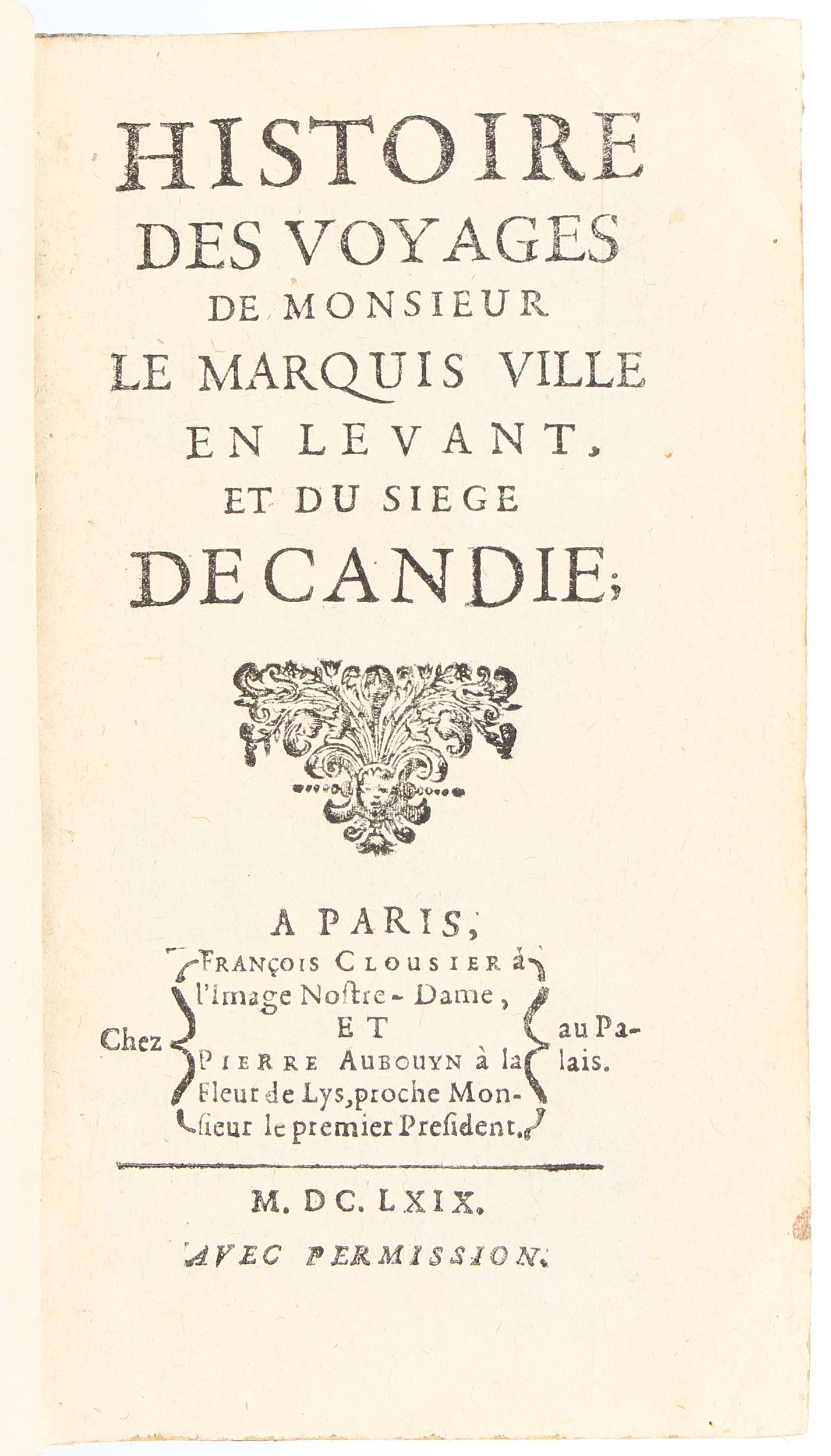 (Du Cros), Histoire des voyages / 2 Bde.