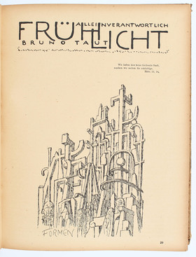 Taut. Frühlicht/Stadtbaukunst. 2 Bde.