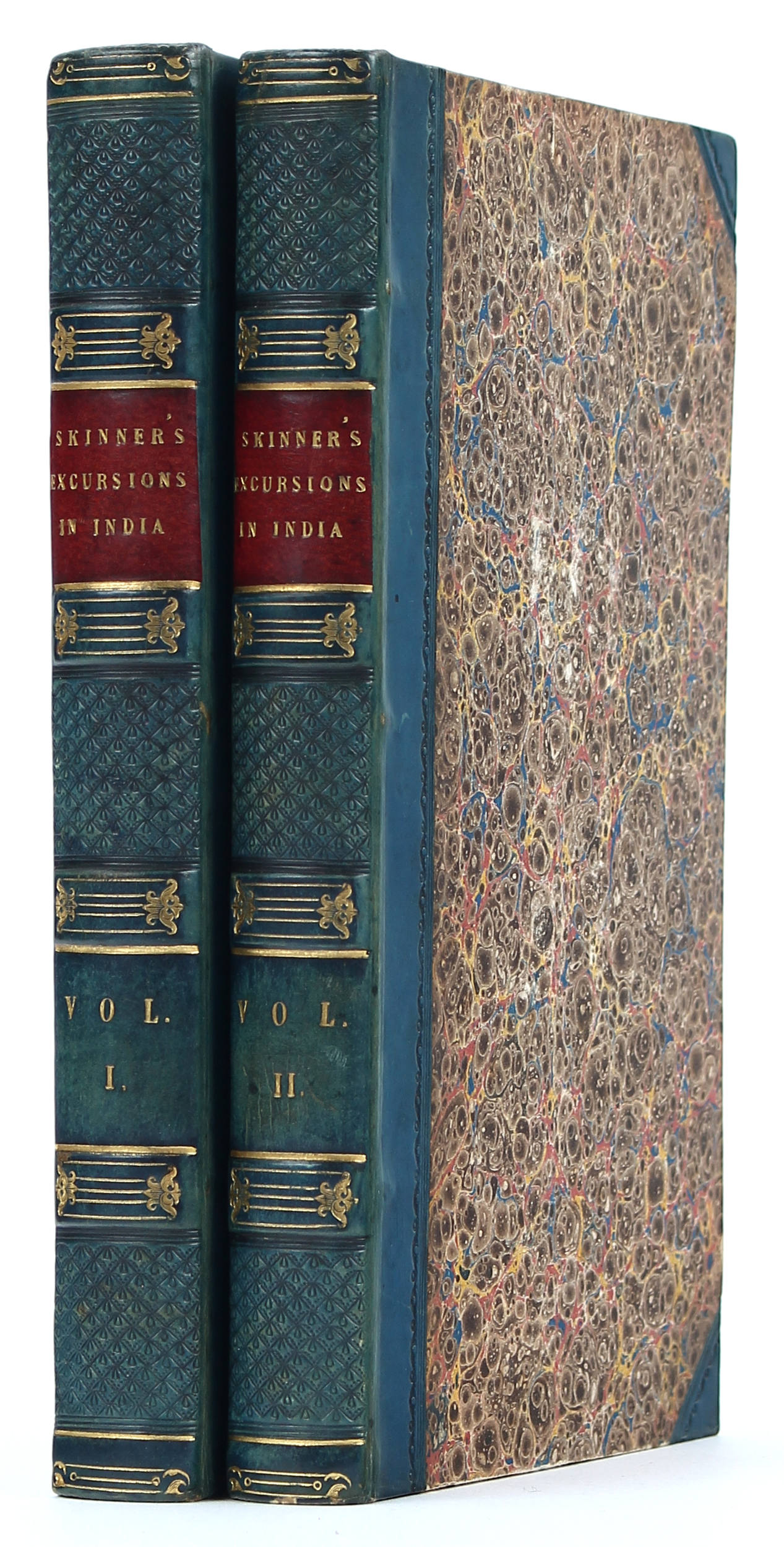 Skinner, Excursions in India. 2 Bde.