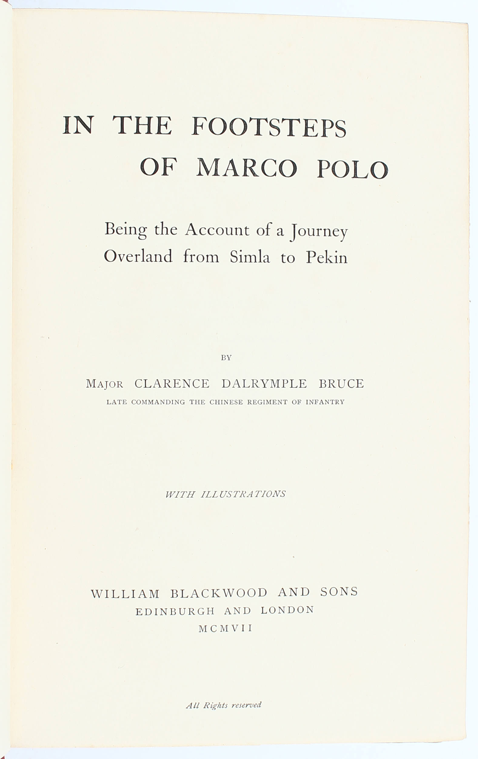 Bruce, In the footsteps of Marco Polo