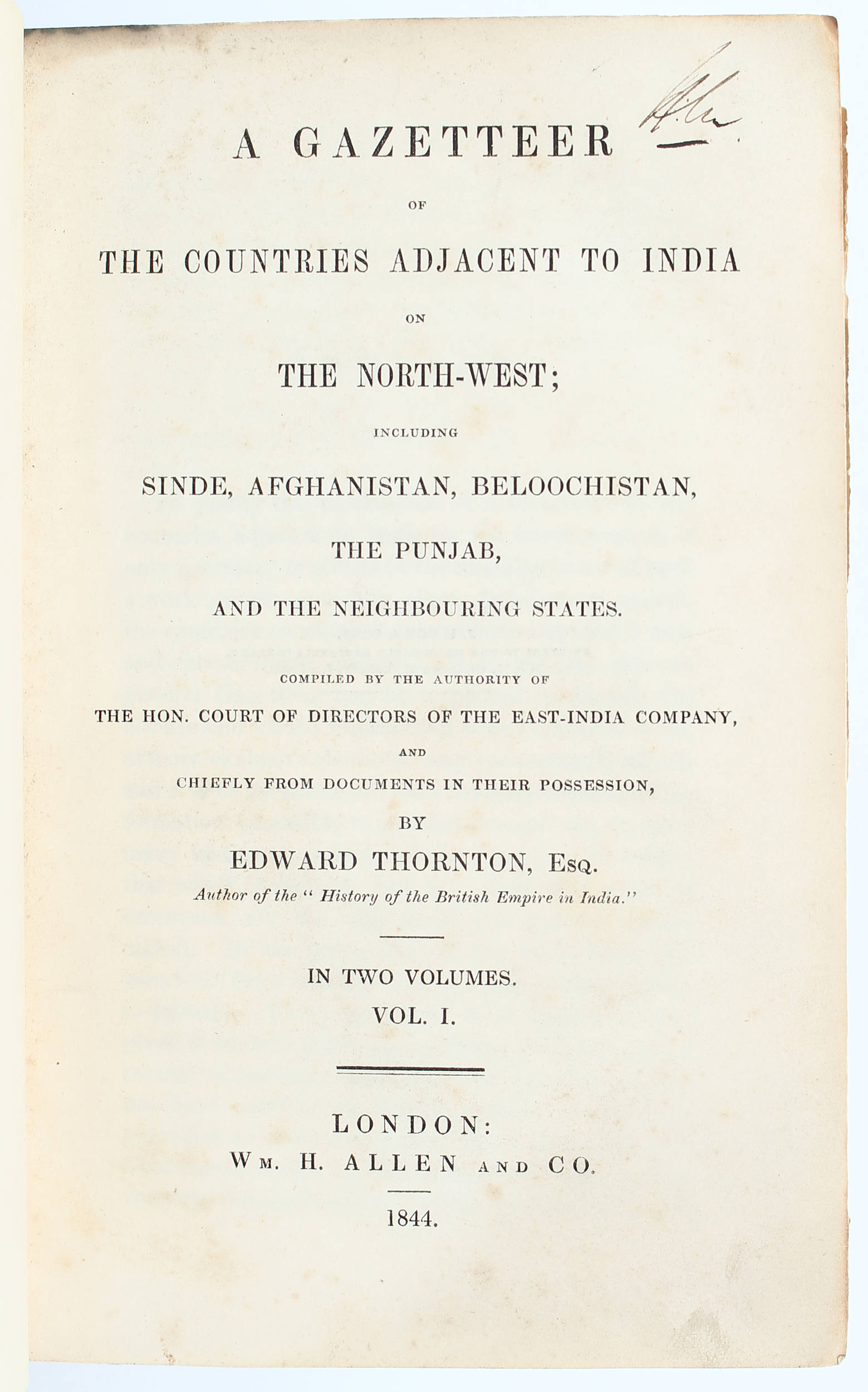 Thornton, A Gazetteer