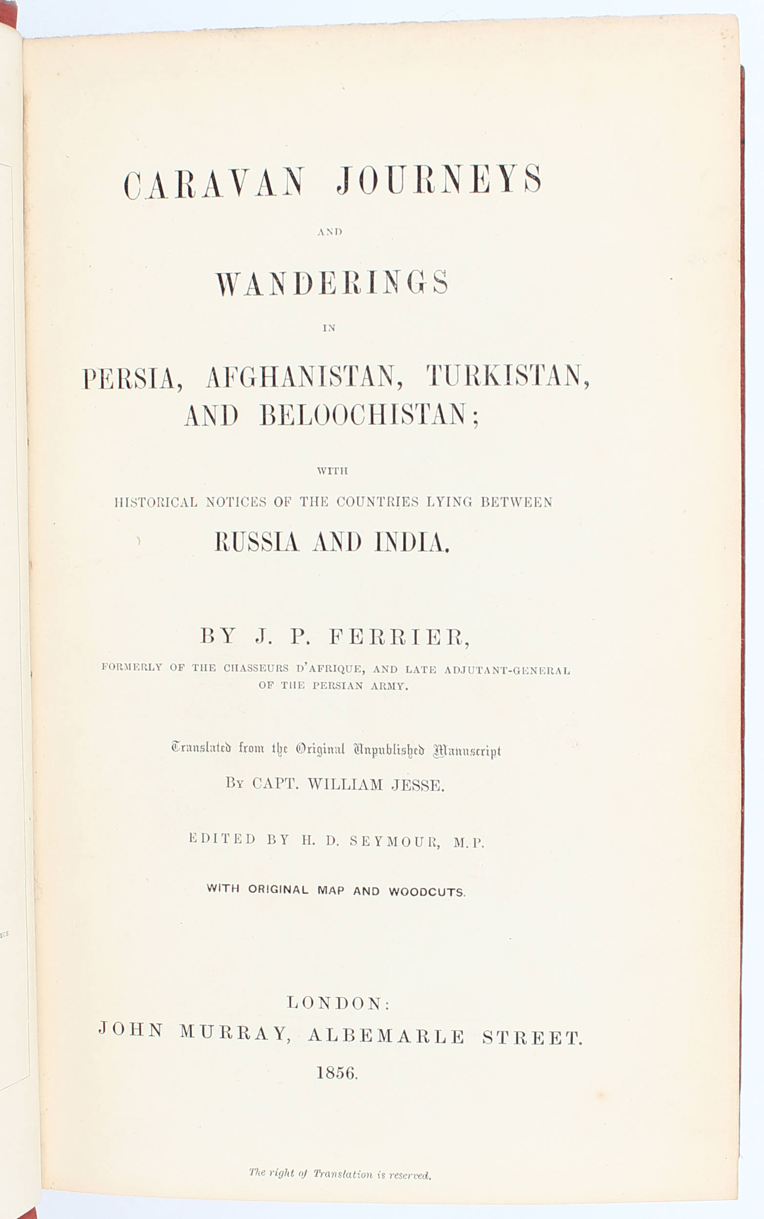 Ferrier, Caravan Journeys