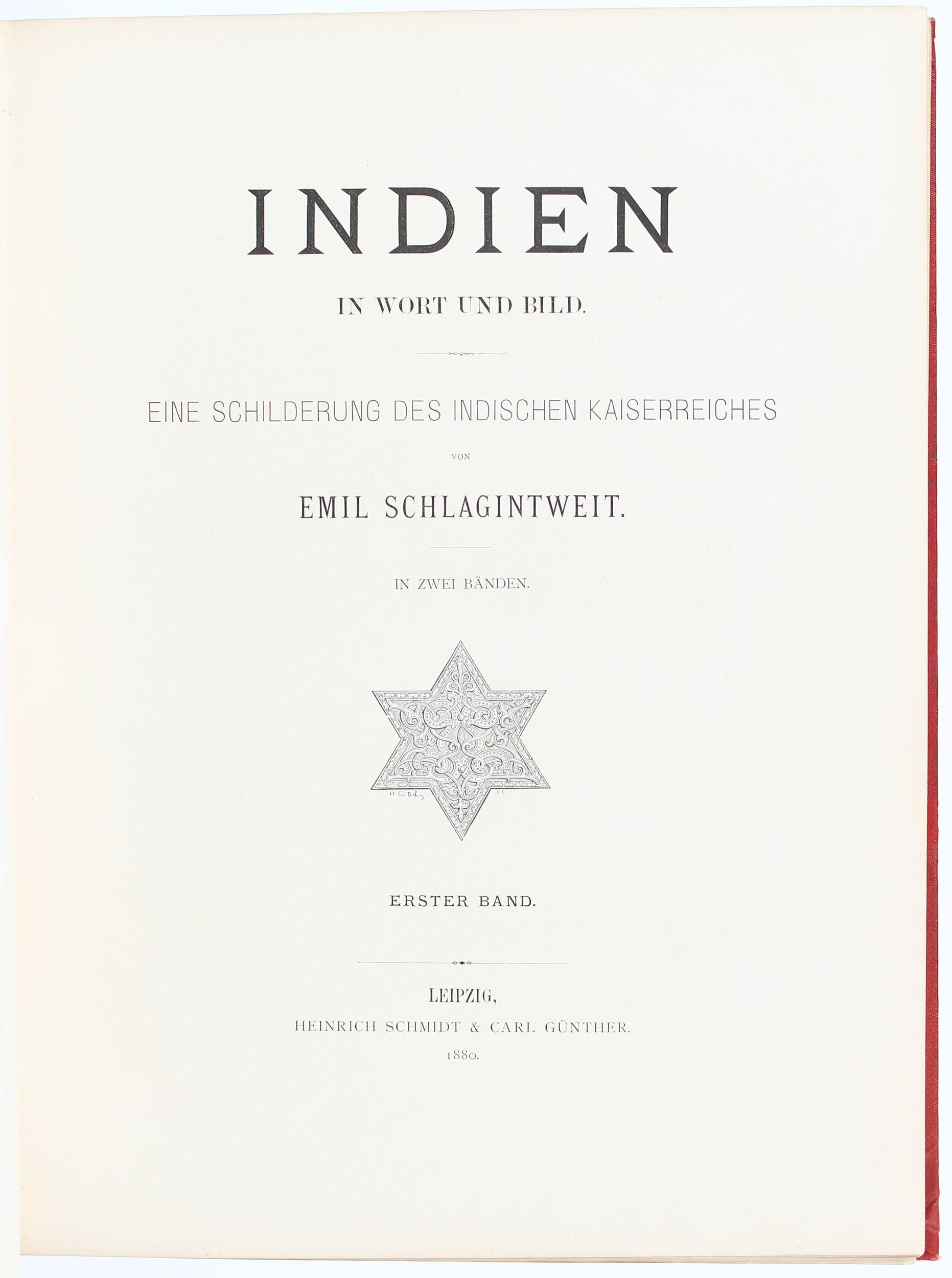 Schlagintweit, Indien. 2 Bde.