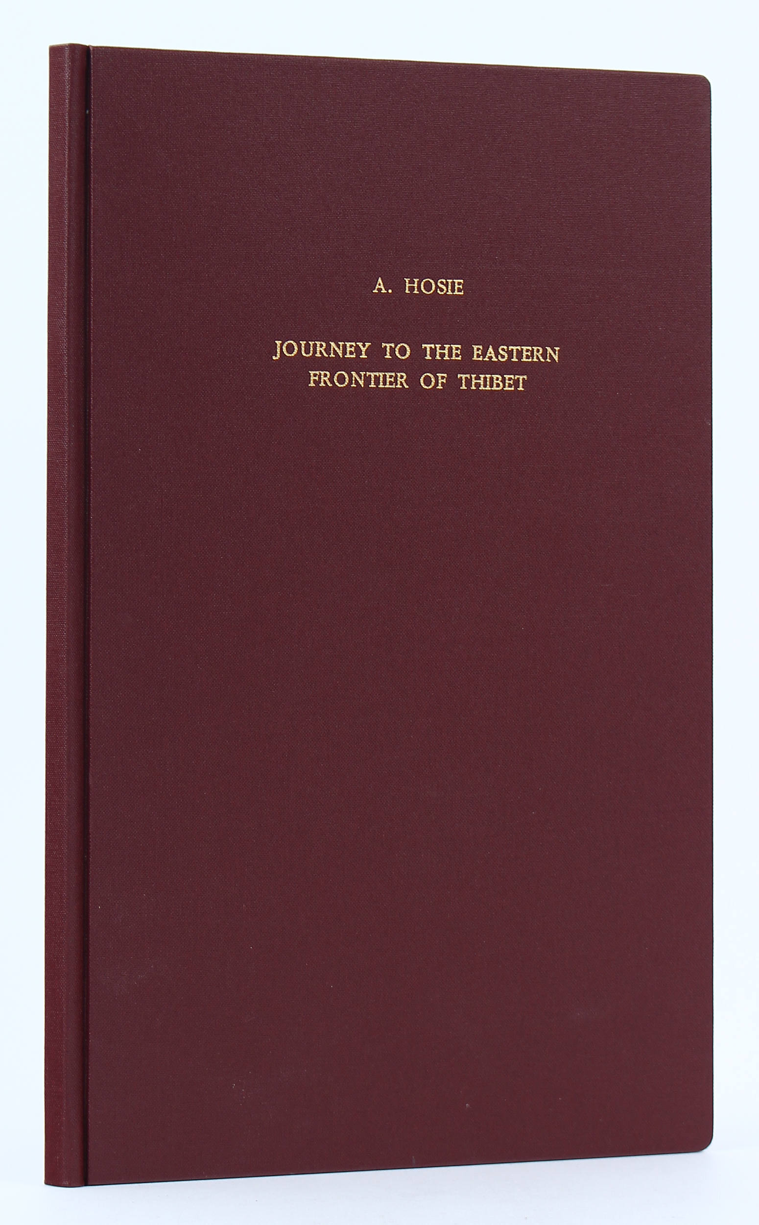 Hosie, Eastern Frontier of Thibet