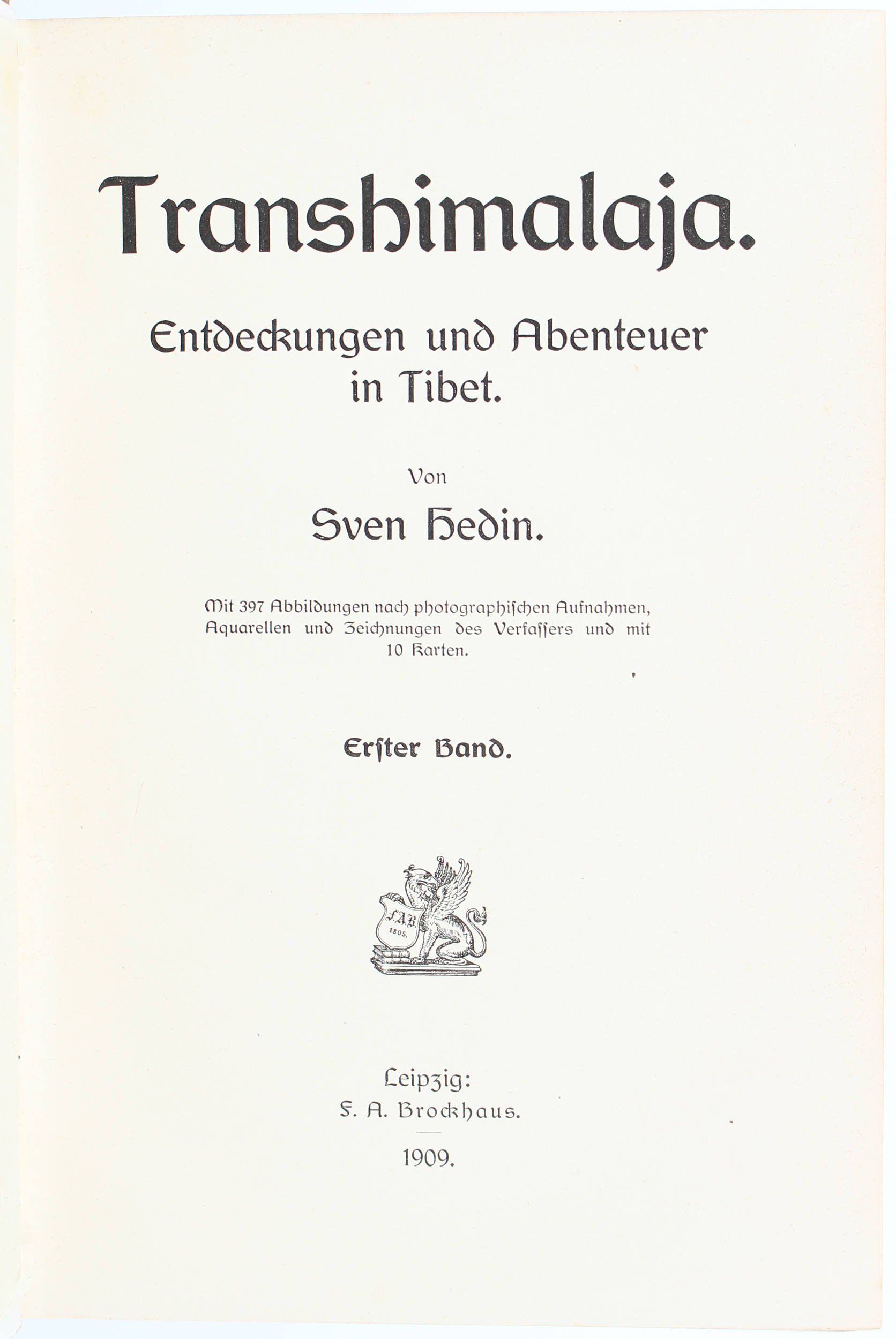 Hedin, Konvolut .17 Bde.