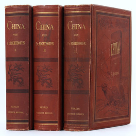 Richthofen, Ergebnisse eigener Reisen. 3 Bde.