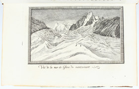Bourrit, Glacieres, valées de glace et glaciers. 3 Bde.