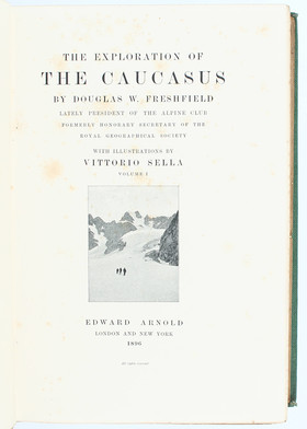 Freshfield, The Exploration of the Caucasus. 2 Bde.