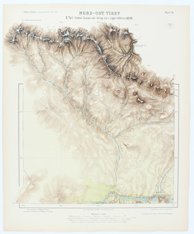 Filchner, Nord-Ost-Tibet-Expedition. Karten-Mappe / 3 Bde.